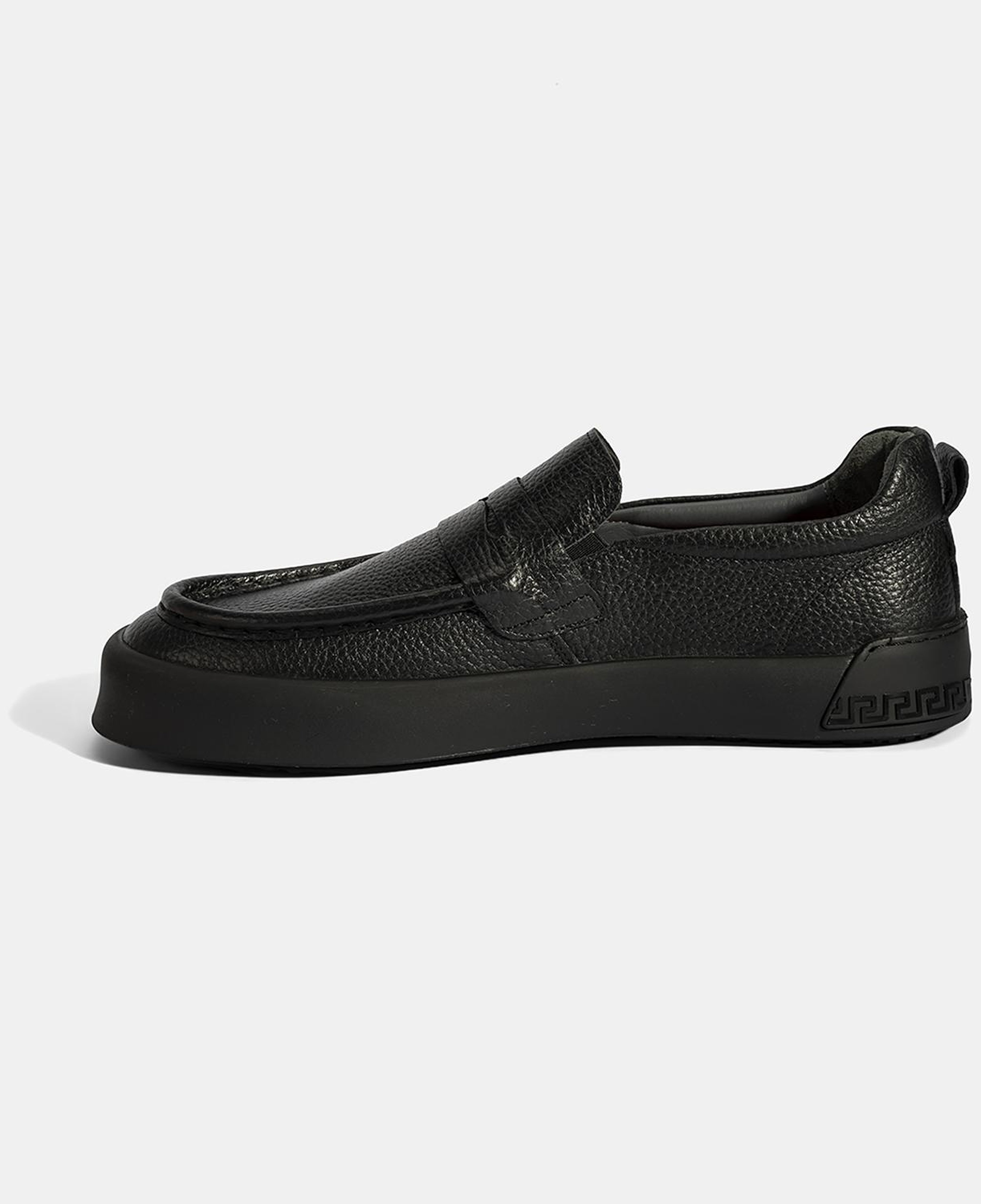 Erkek Siyah Deri Loafer