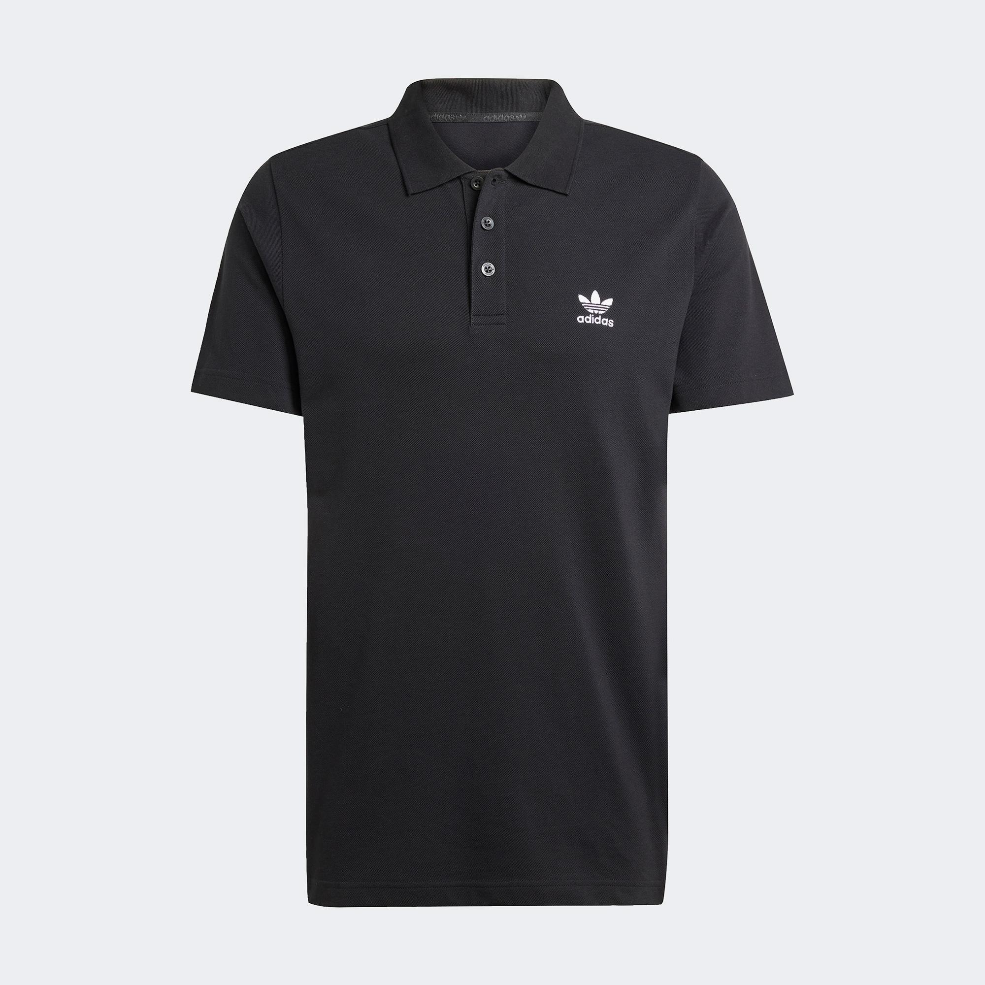 adidas Trefoil Essentials Erkek Siyah Polo