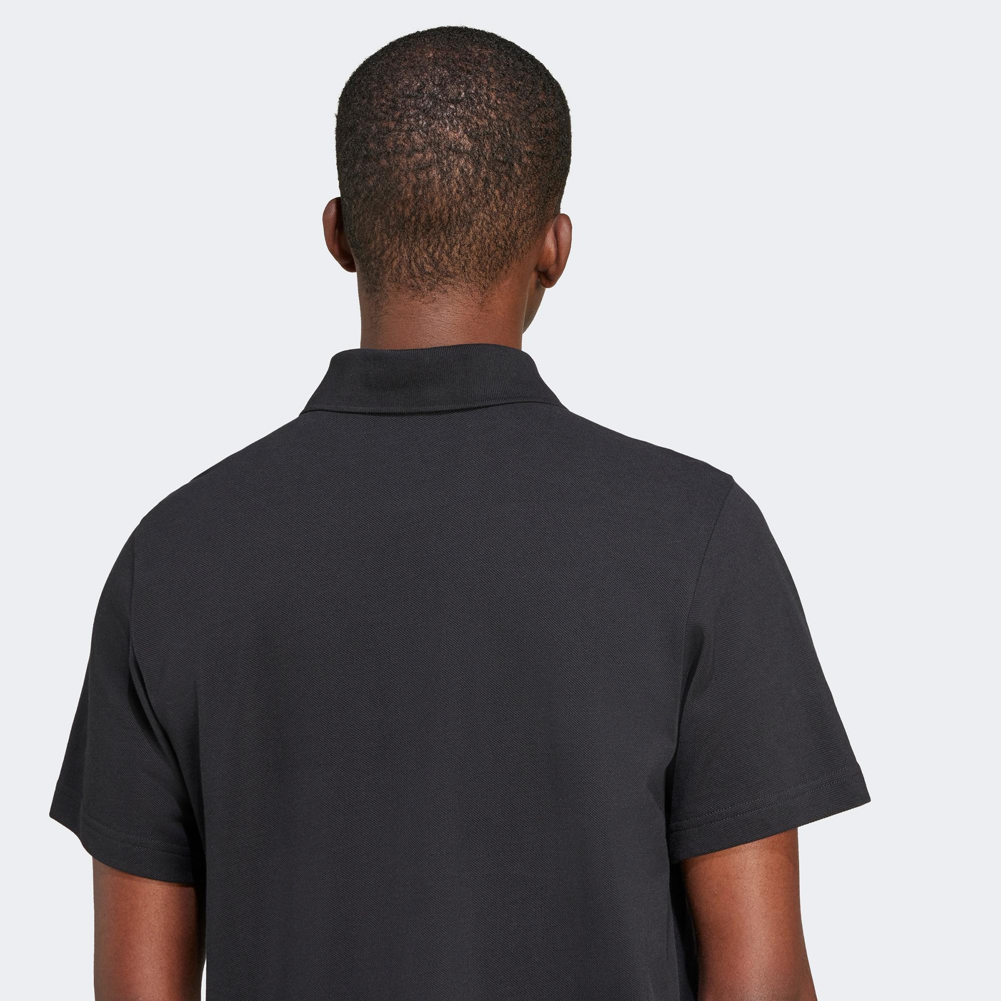 adidas Trefoil Essentials Erkek Siyah Polo