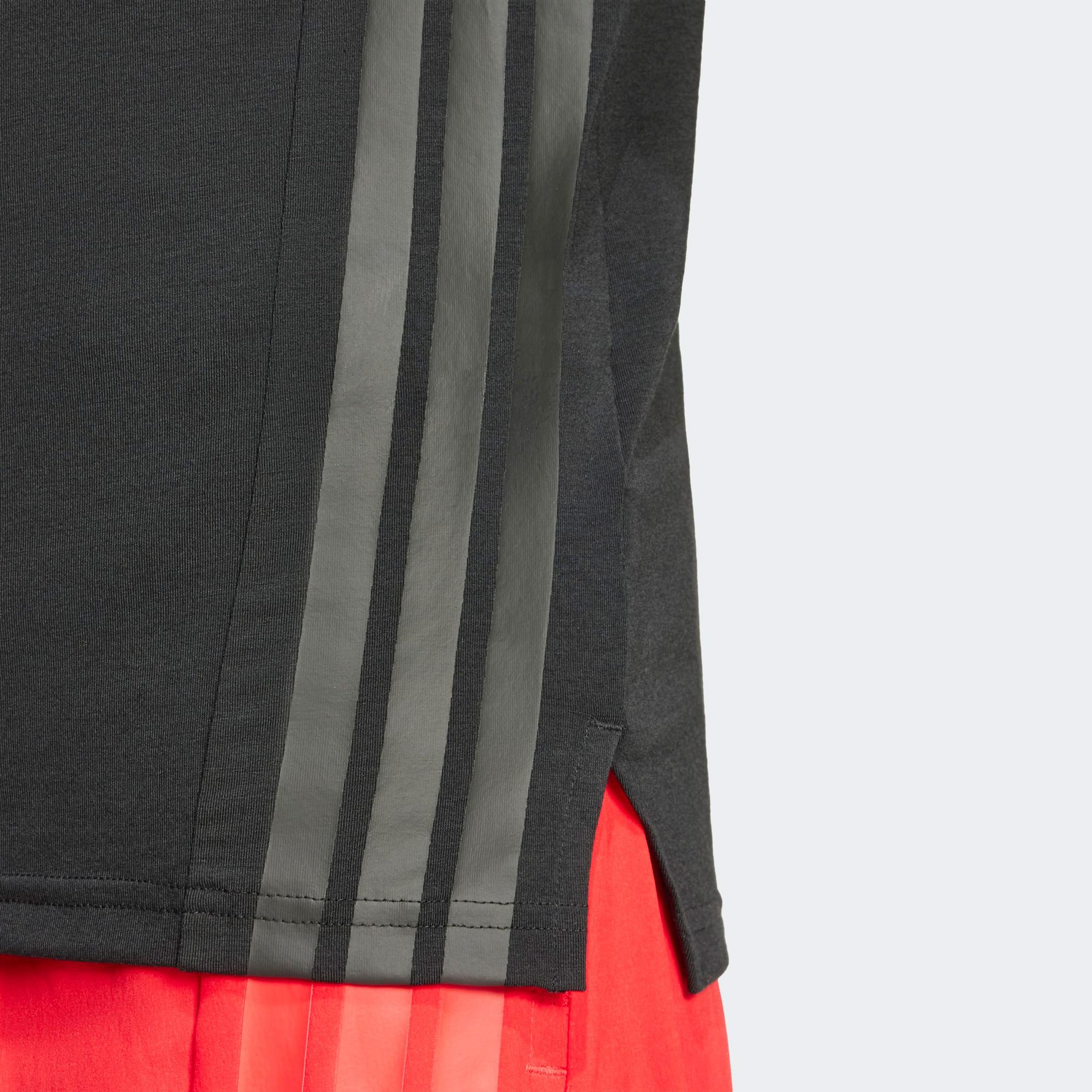 adidas Designed 4 Training 3-Stripes Erkek Siyah T-Shirt