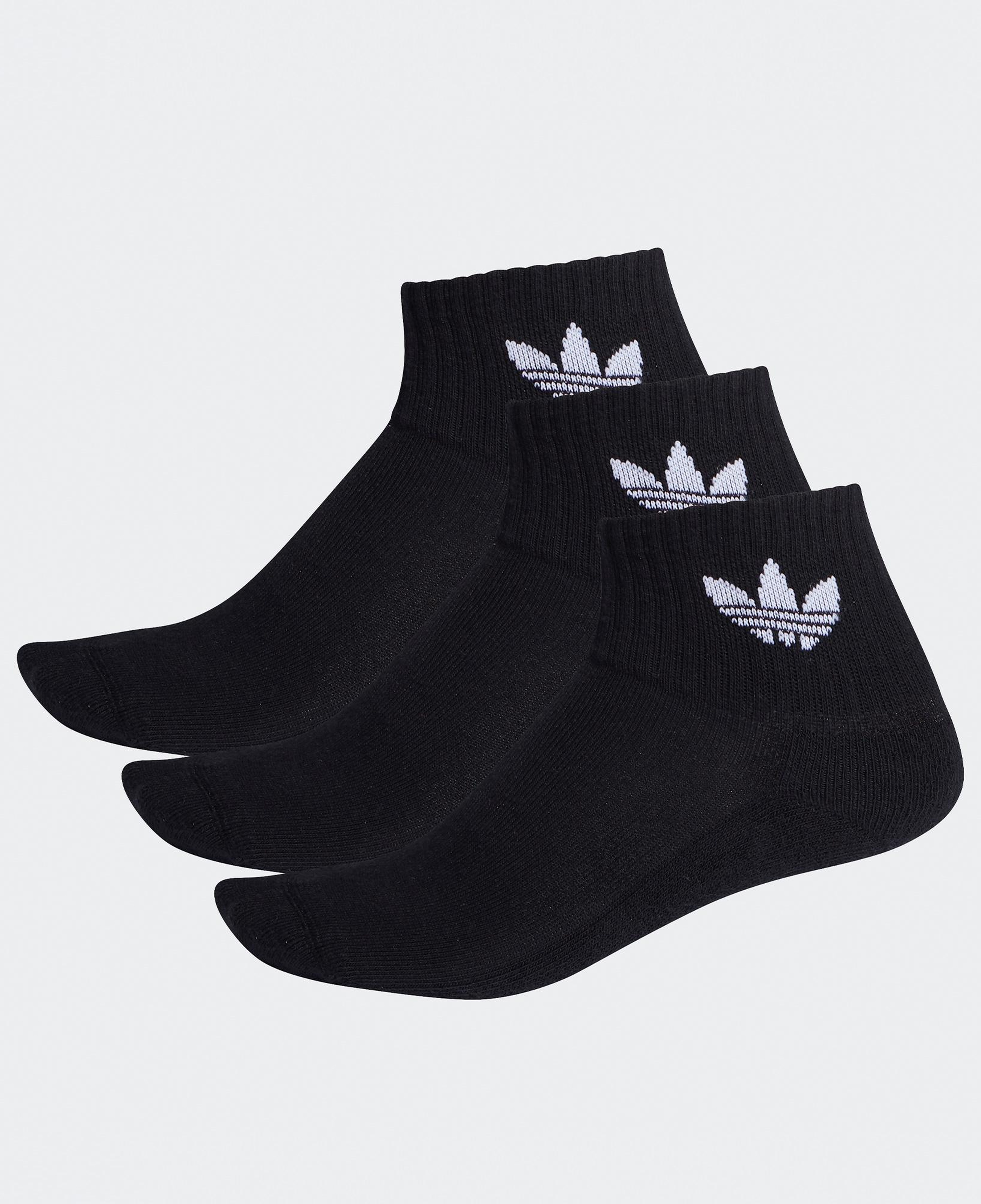 adidas Mid-Cut Crew 3' lü Unisex Siyah Çorap
