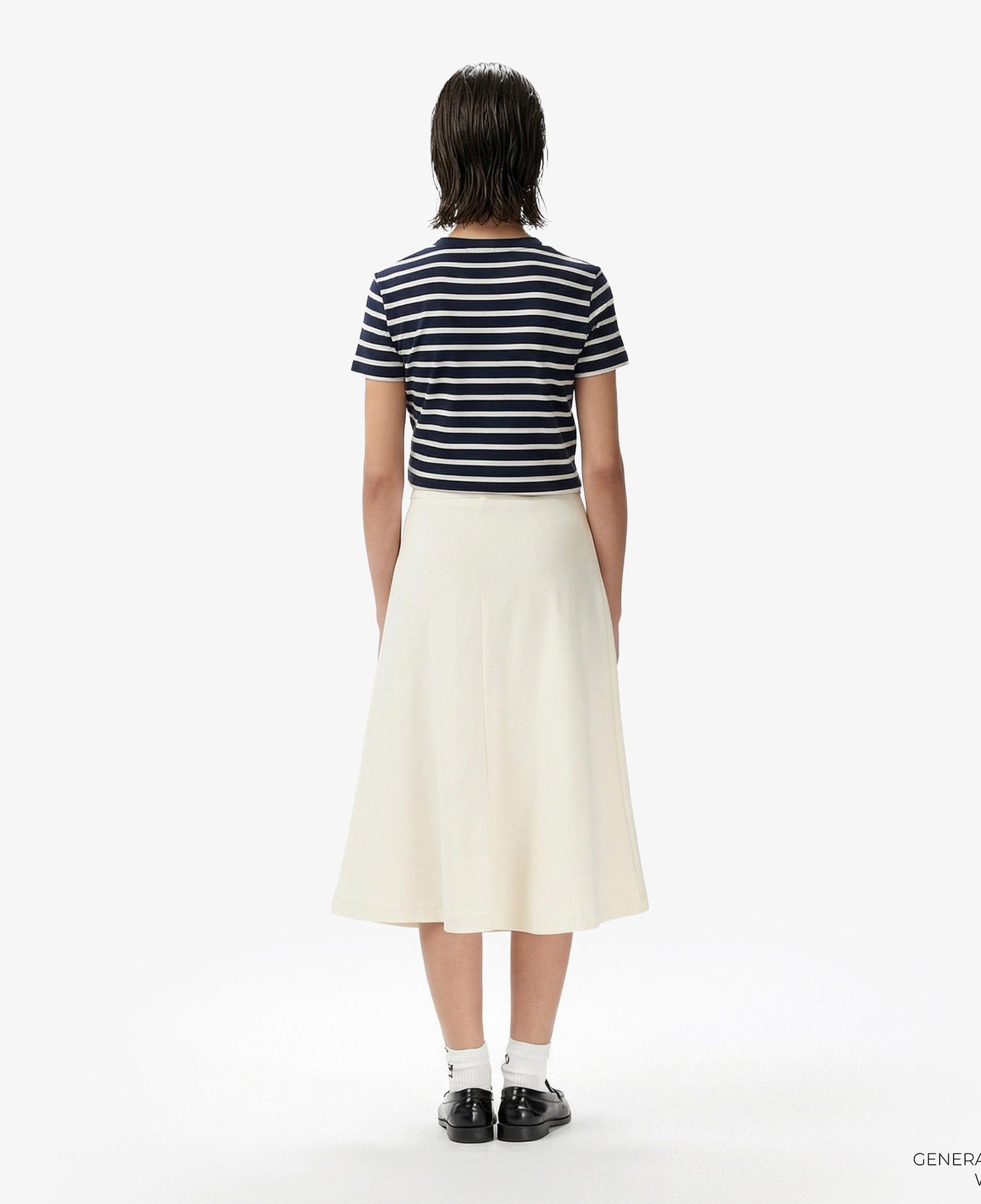 Tommy Hilfiger Gold Button Kadın Bej Etek