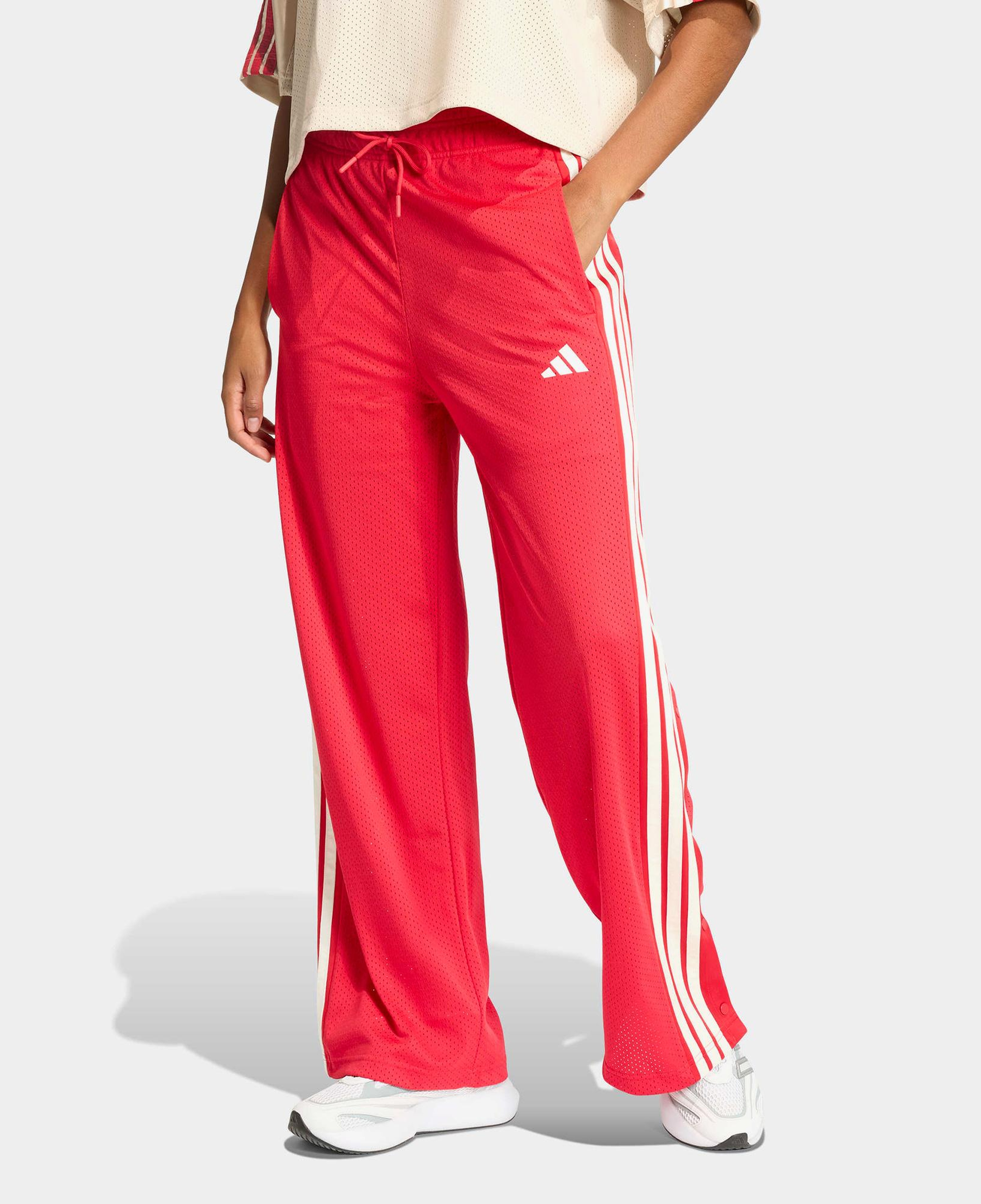 adidas Stadium File Kadın Pembe Eşofman Altı