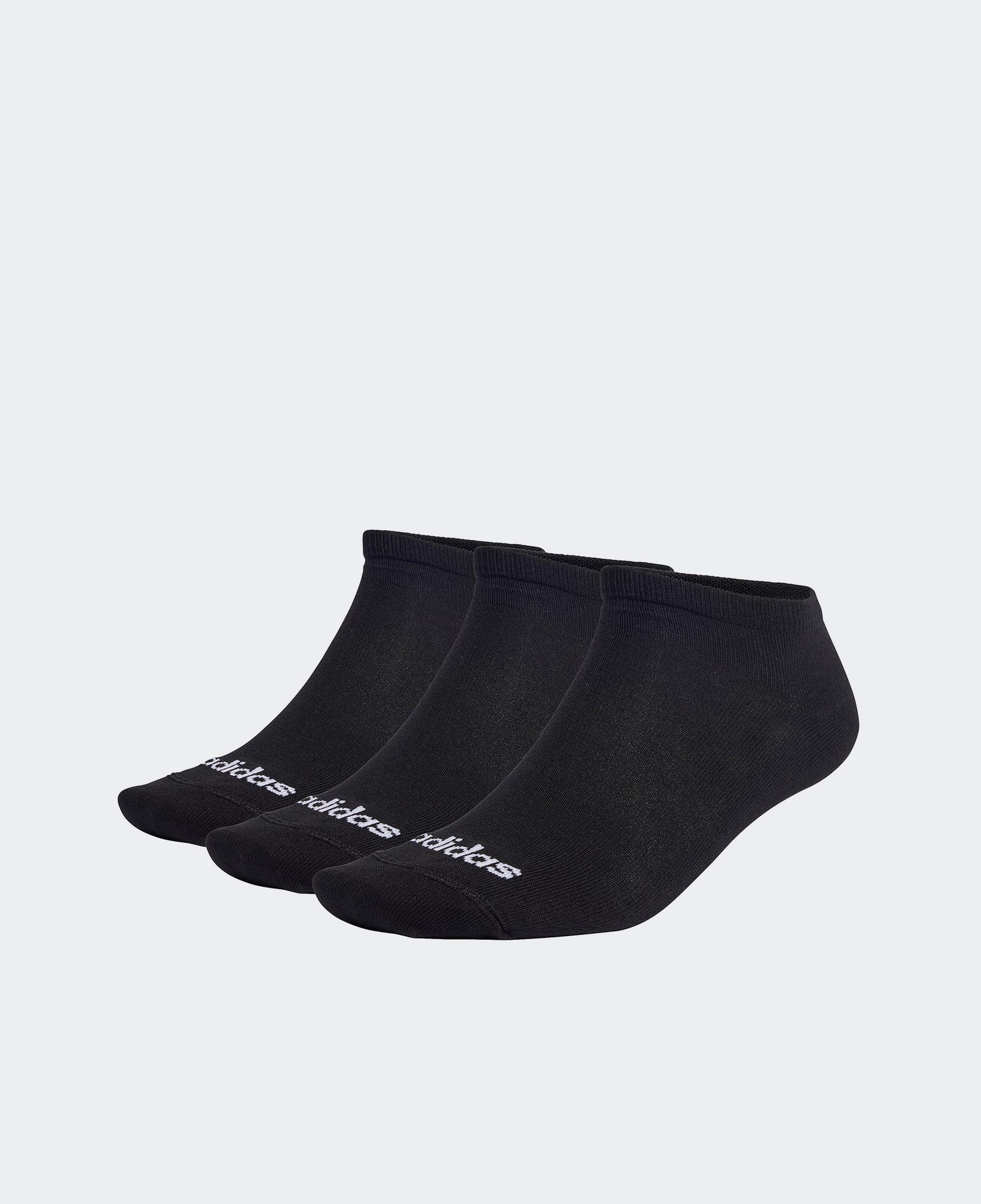 adidas Thin Linear Bileksiz 3' lü Unisex Siyah Çorap