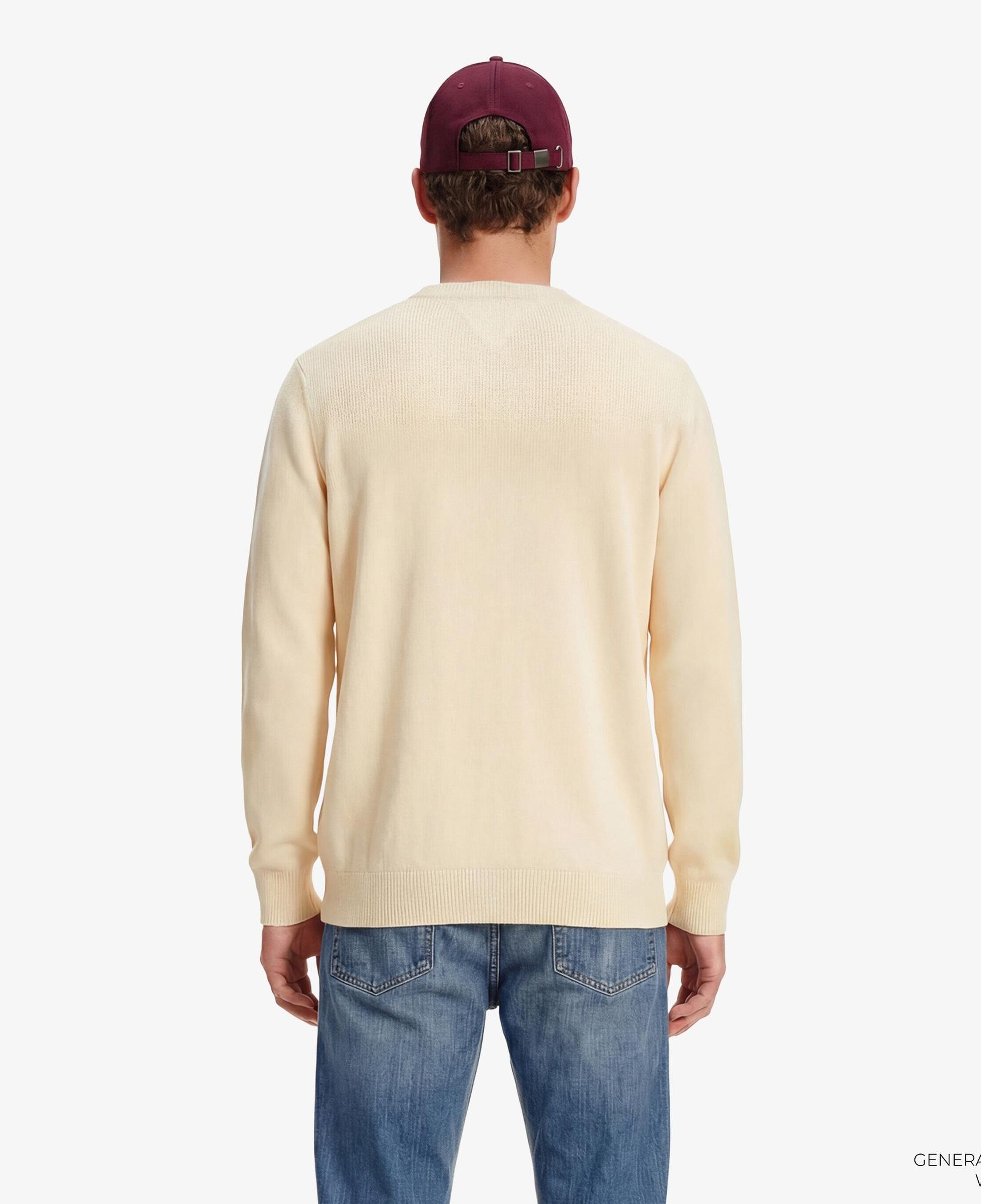 Tommy Hilfiger Seasonal Graphic Erkek Bej Triko