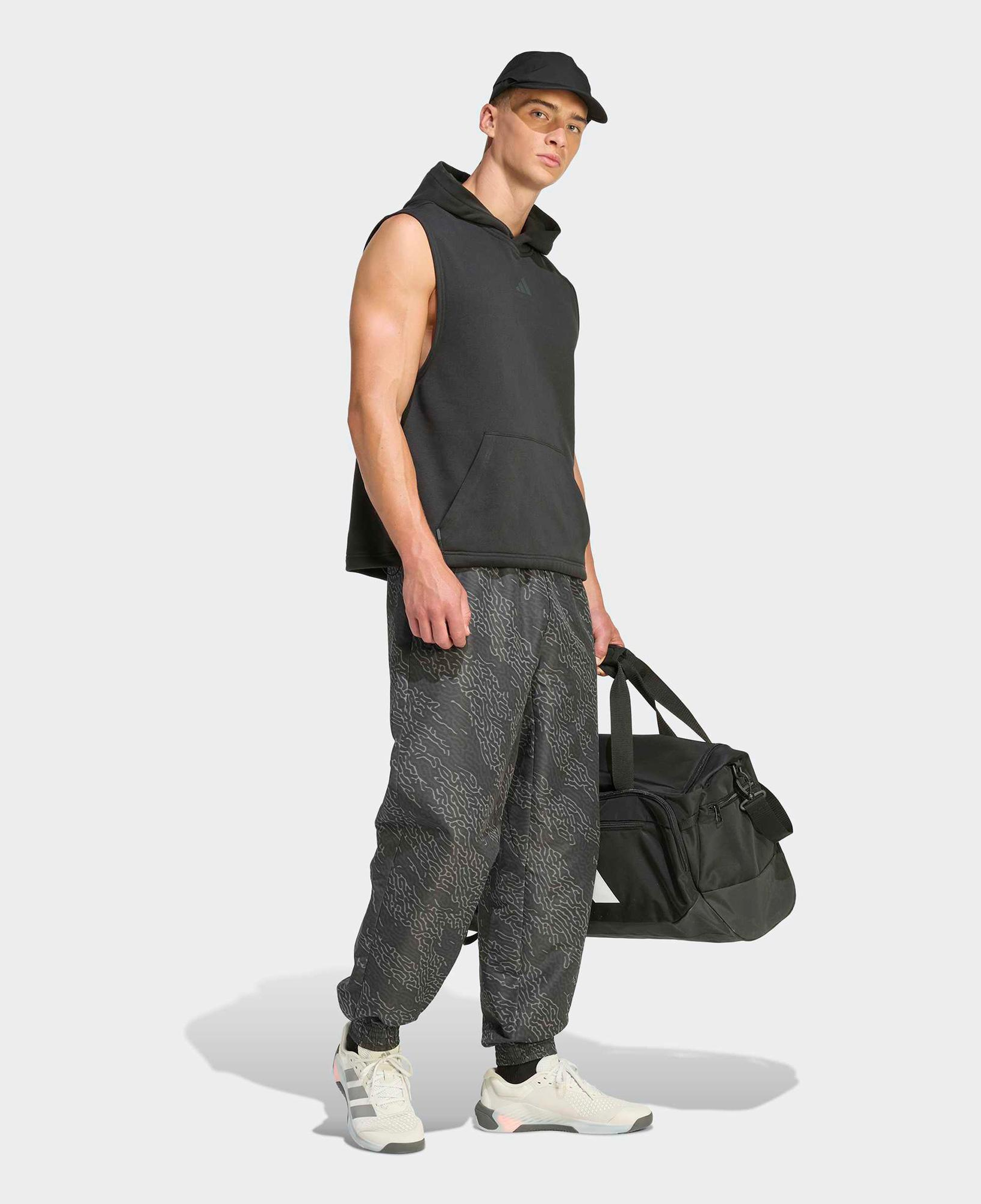 adidas Power Workout Erkek Gri Eşofman Altı