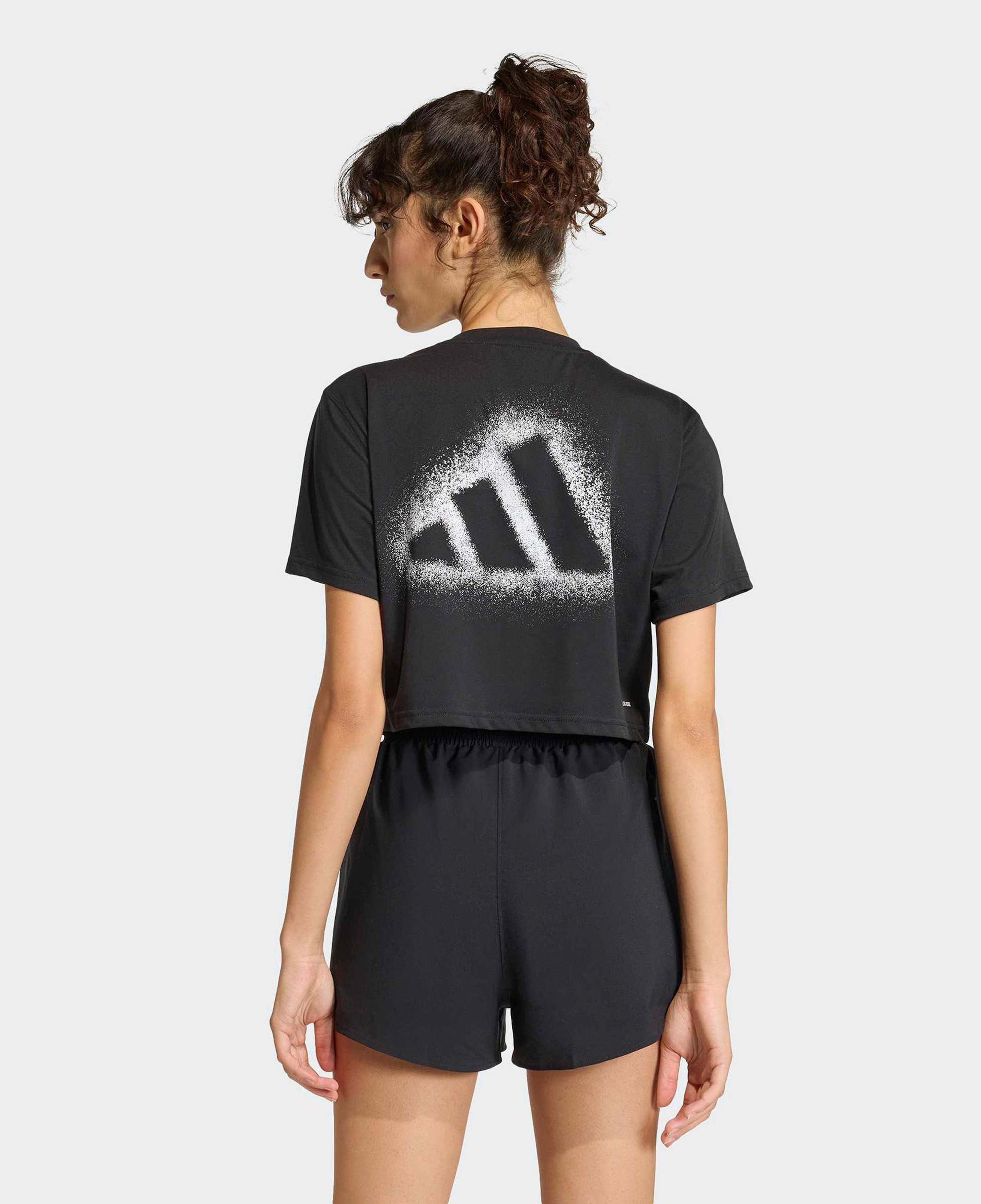 adidas Climacool Power Training Kadın Siyah Crop T-Shirt