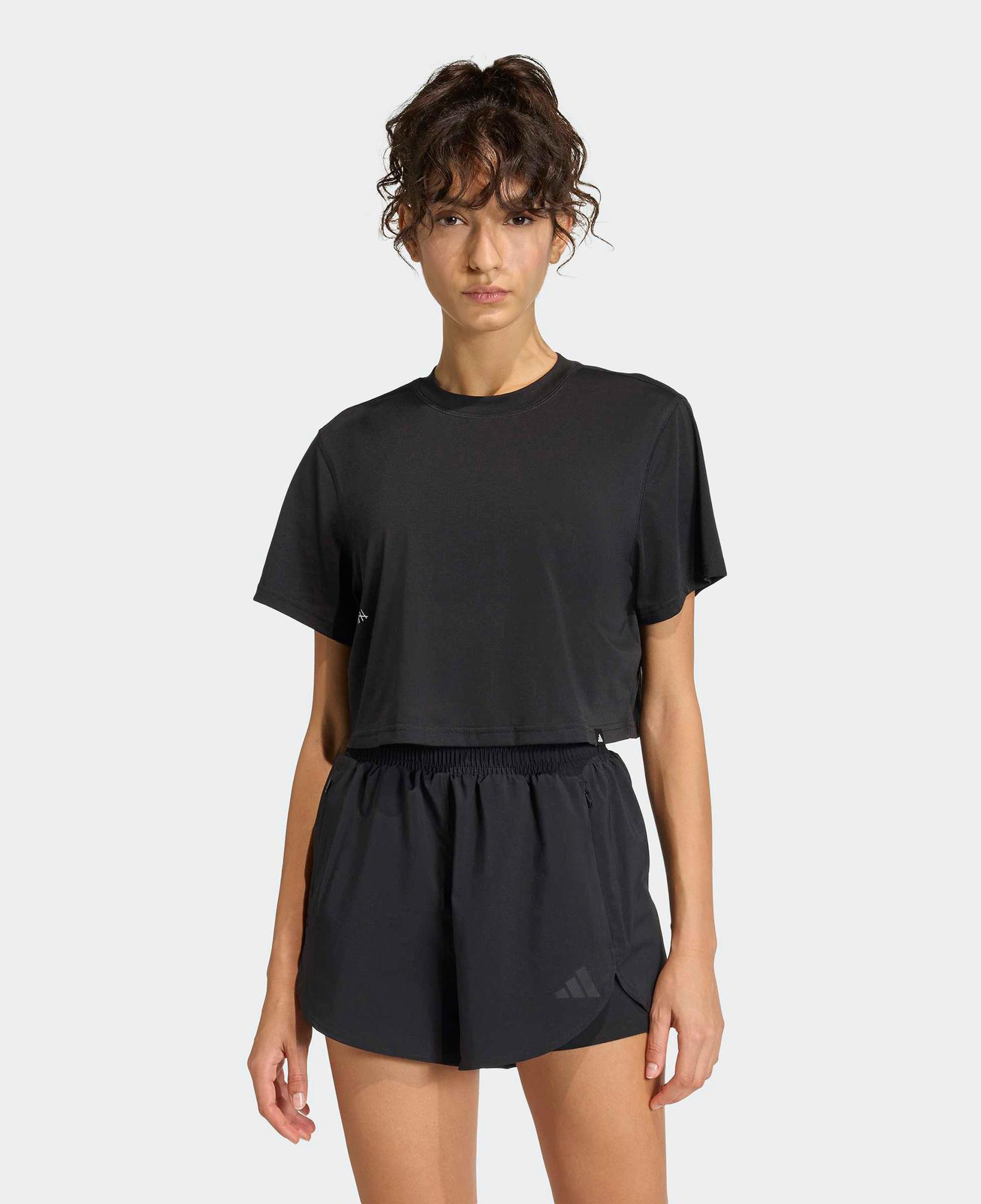 adidas Climacool Power Training Kadın Siyah Crop T-Shirt