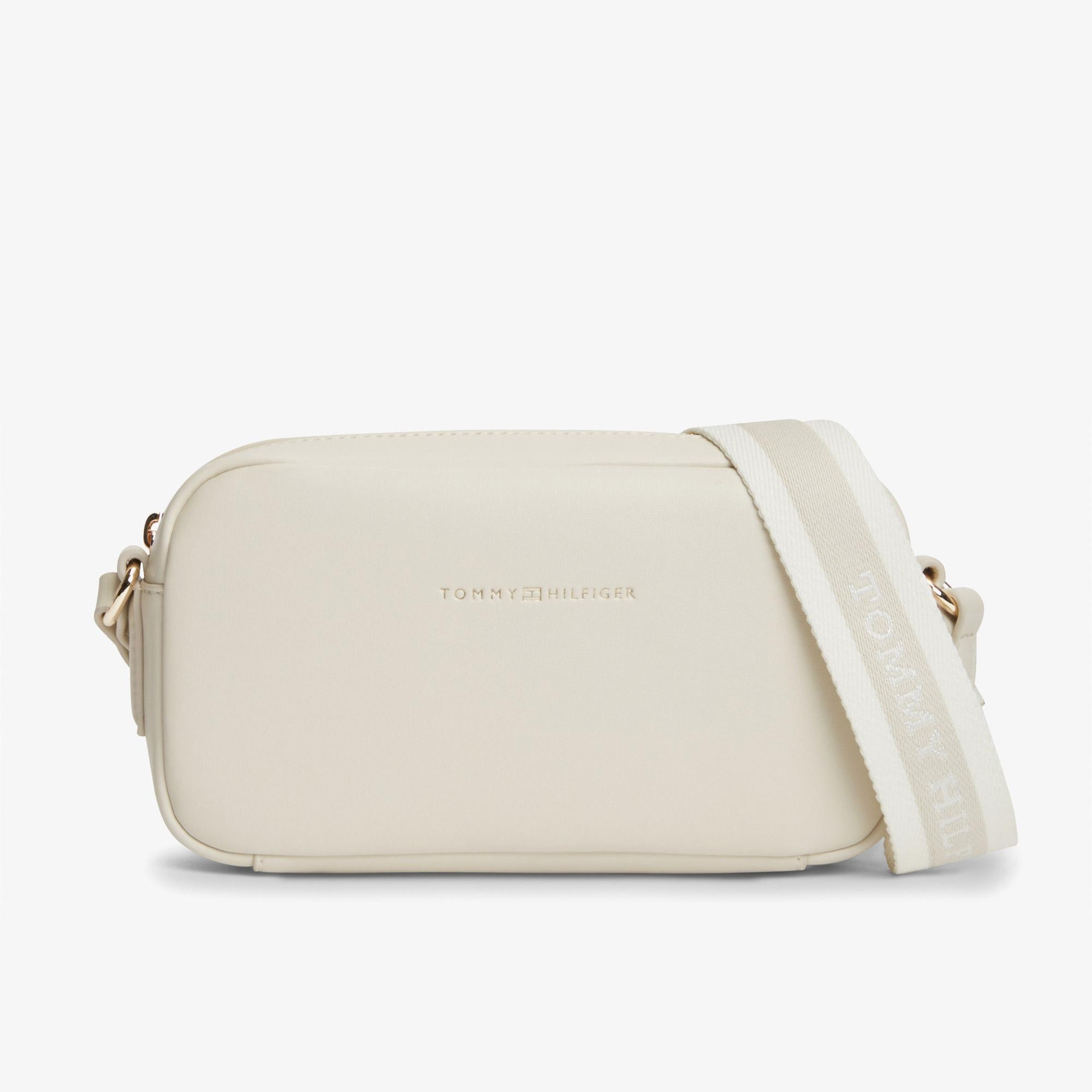 Tommy Hilfiger Essential Kadın Bej Çapraz Çanta