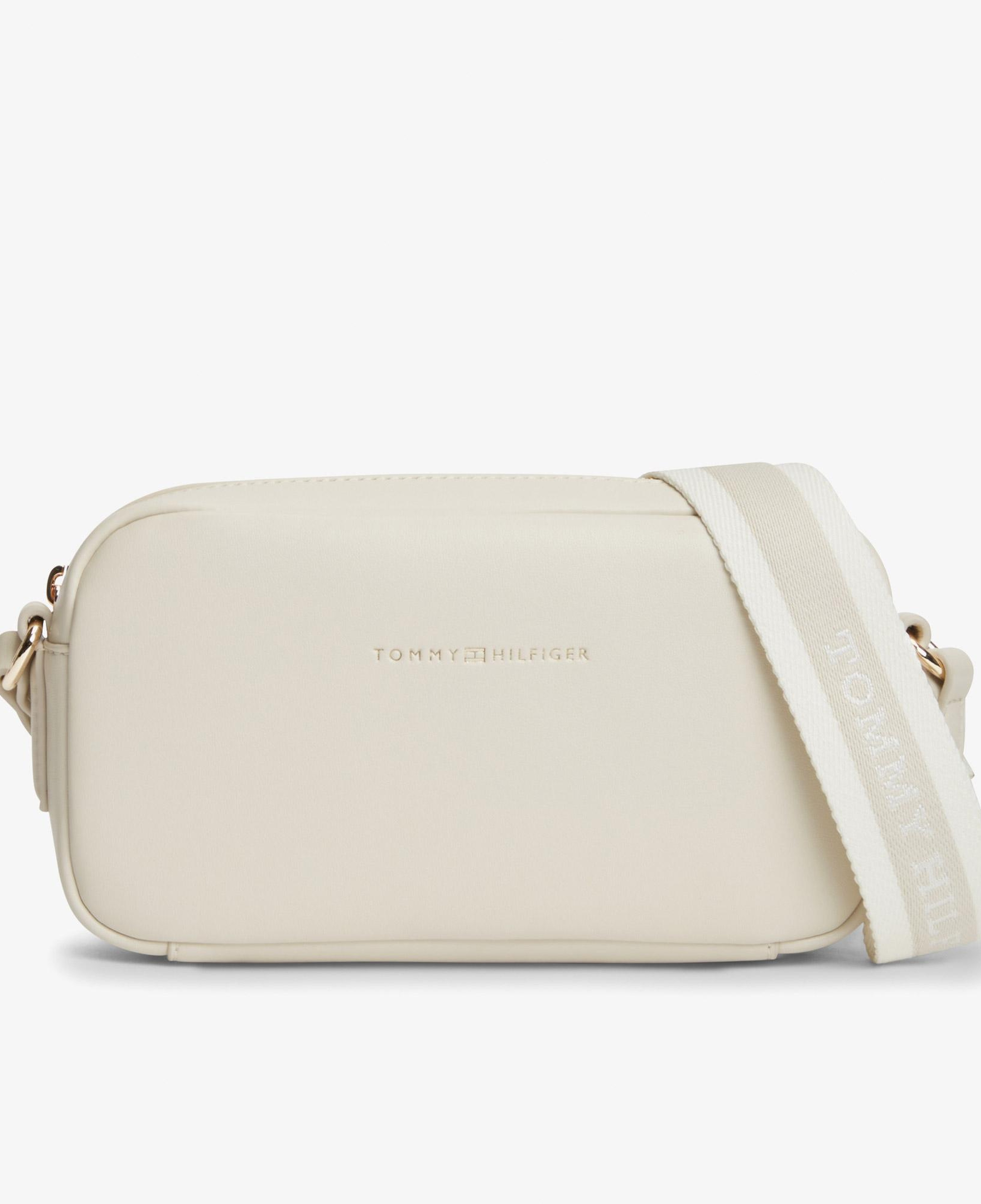 Tommy Hilfiger Essential Kadın Bej Çapraz Çanta