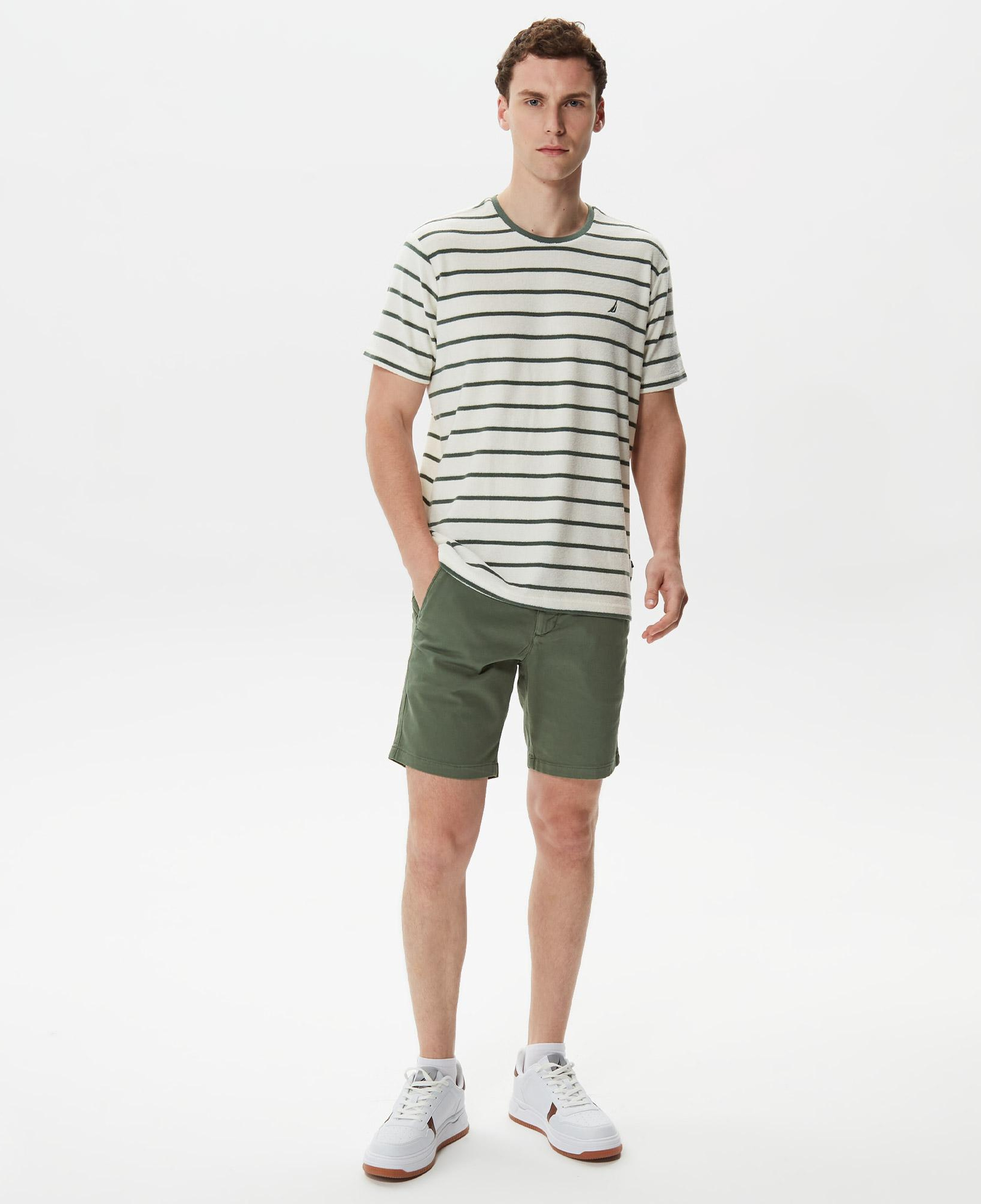 Nautica Erkek Yeşil Slim Fit Bermuda Şort