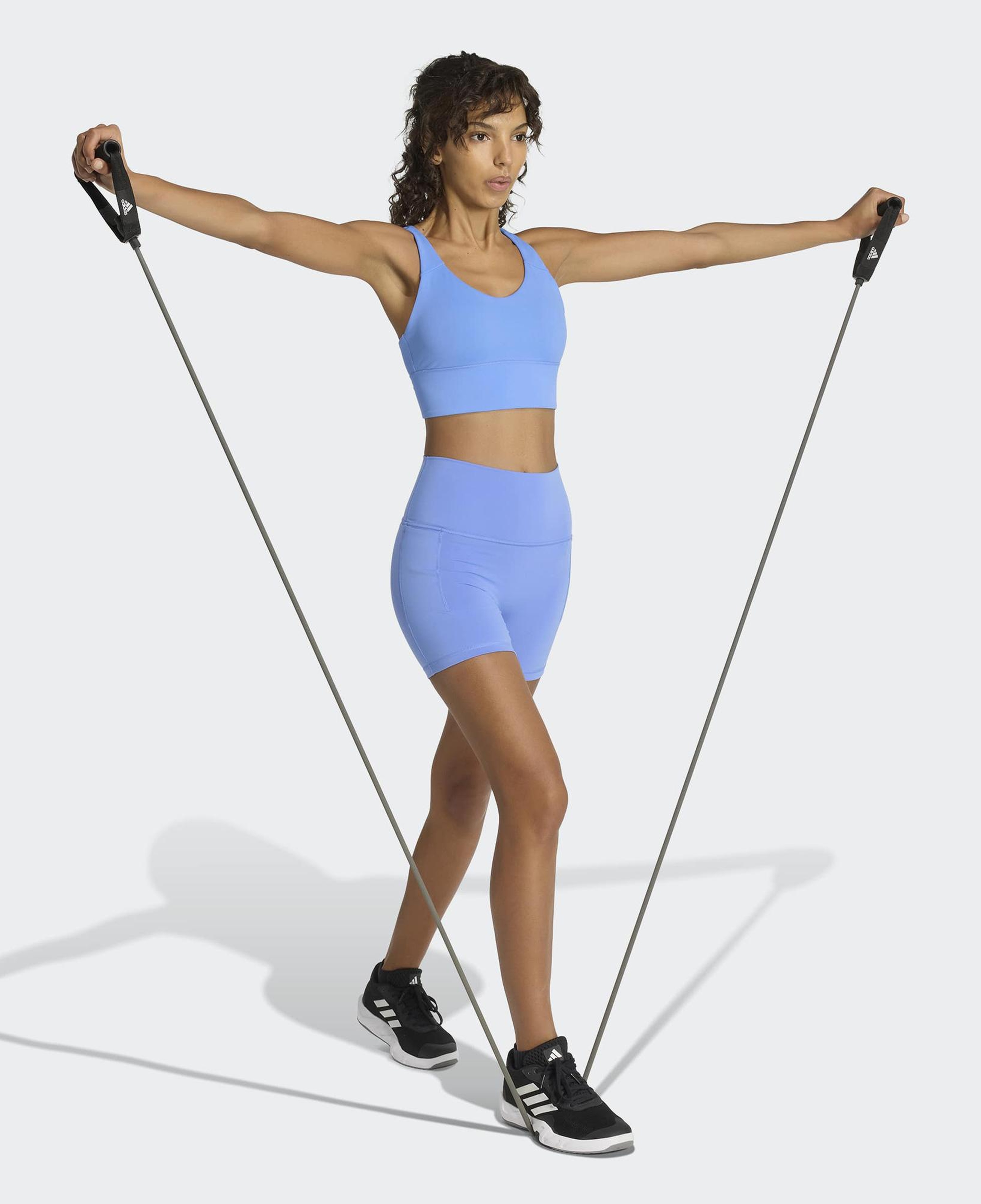 adidas 3-Stripes Studio All Me Kadın Mavi Bra
