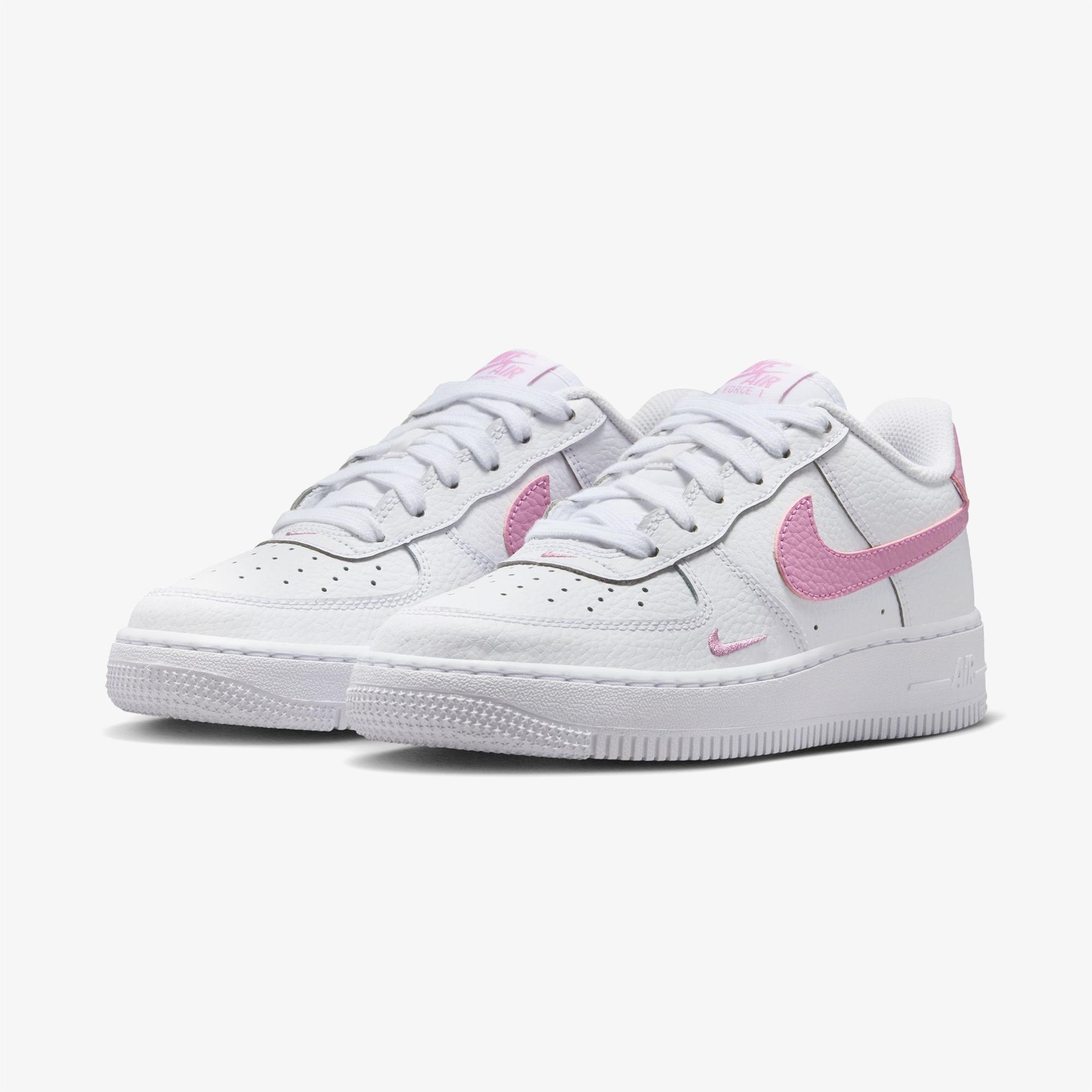 Nike Air Force 1 Beyaz/Pembe Spor Ayakkabı