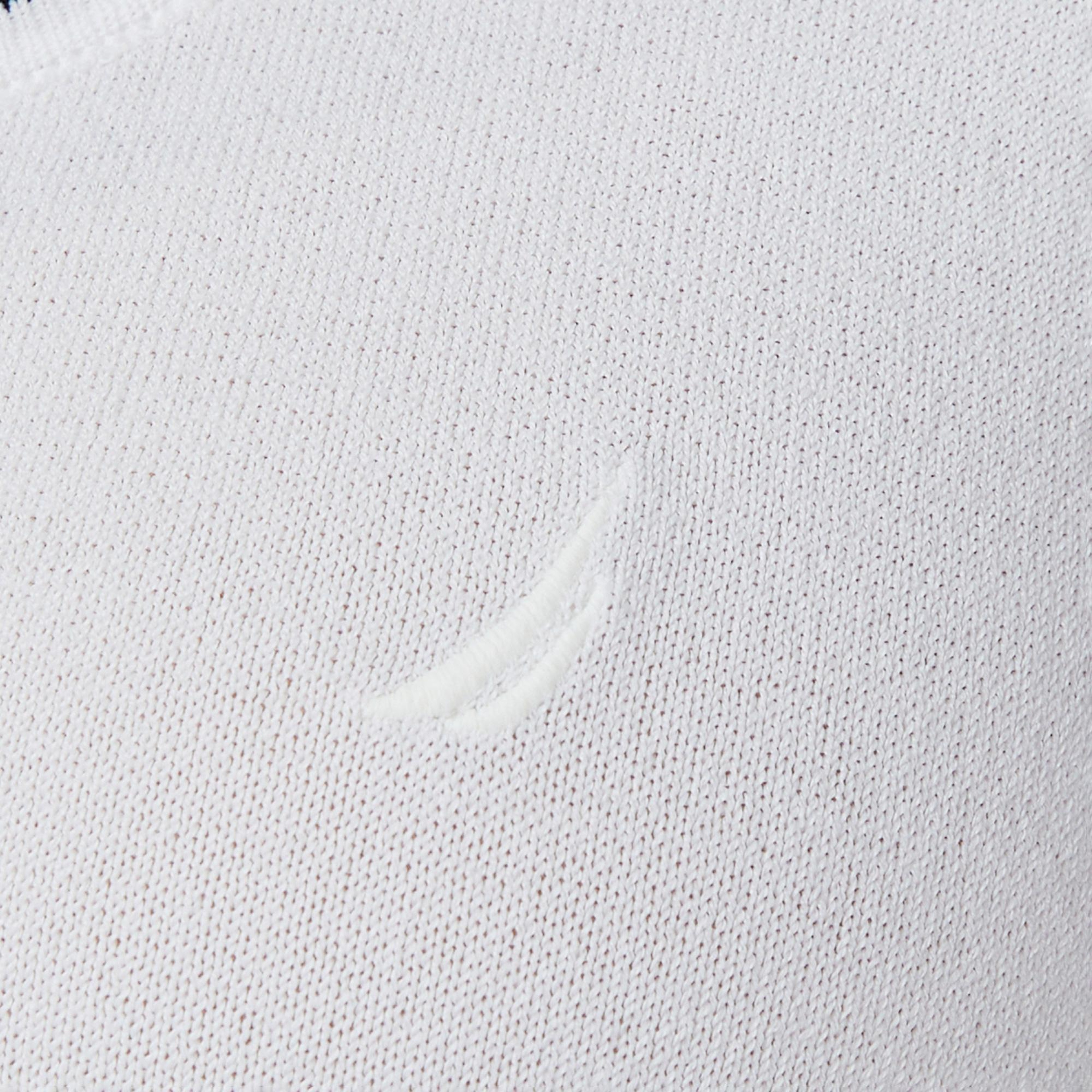 Nautica Kadın Beyaz Slim Fit Kolsuz Triko T-Shirt