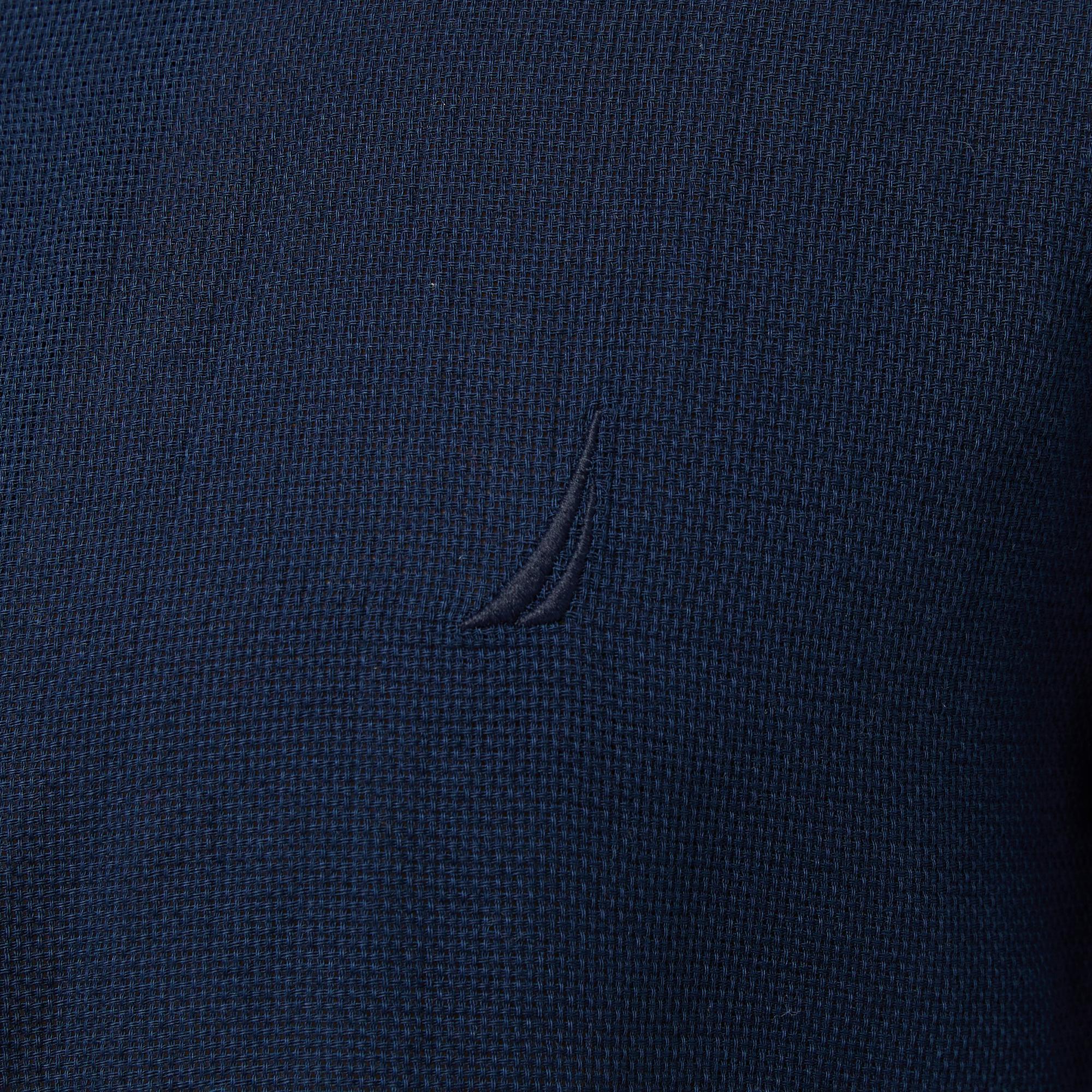 Nautica Erkek Lacivert Regular Fit Kısa Kollu Gömlek