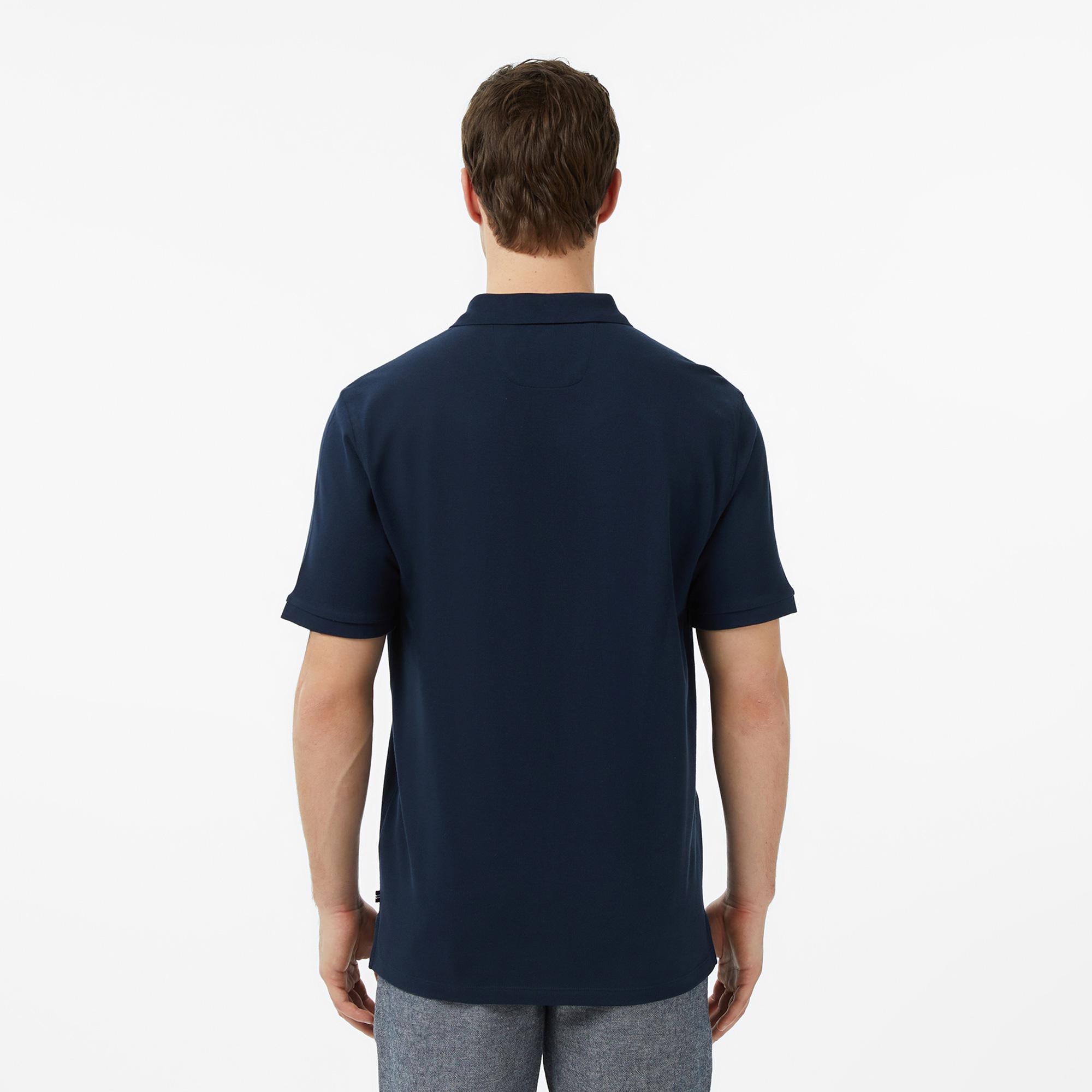 Nautica Erkek Lacivert Regular Fit Polo Yaka T-Shirt