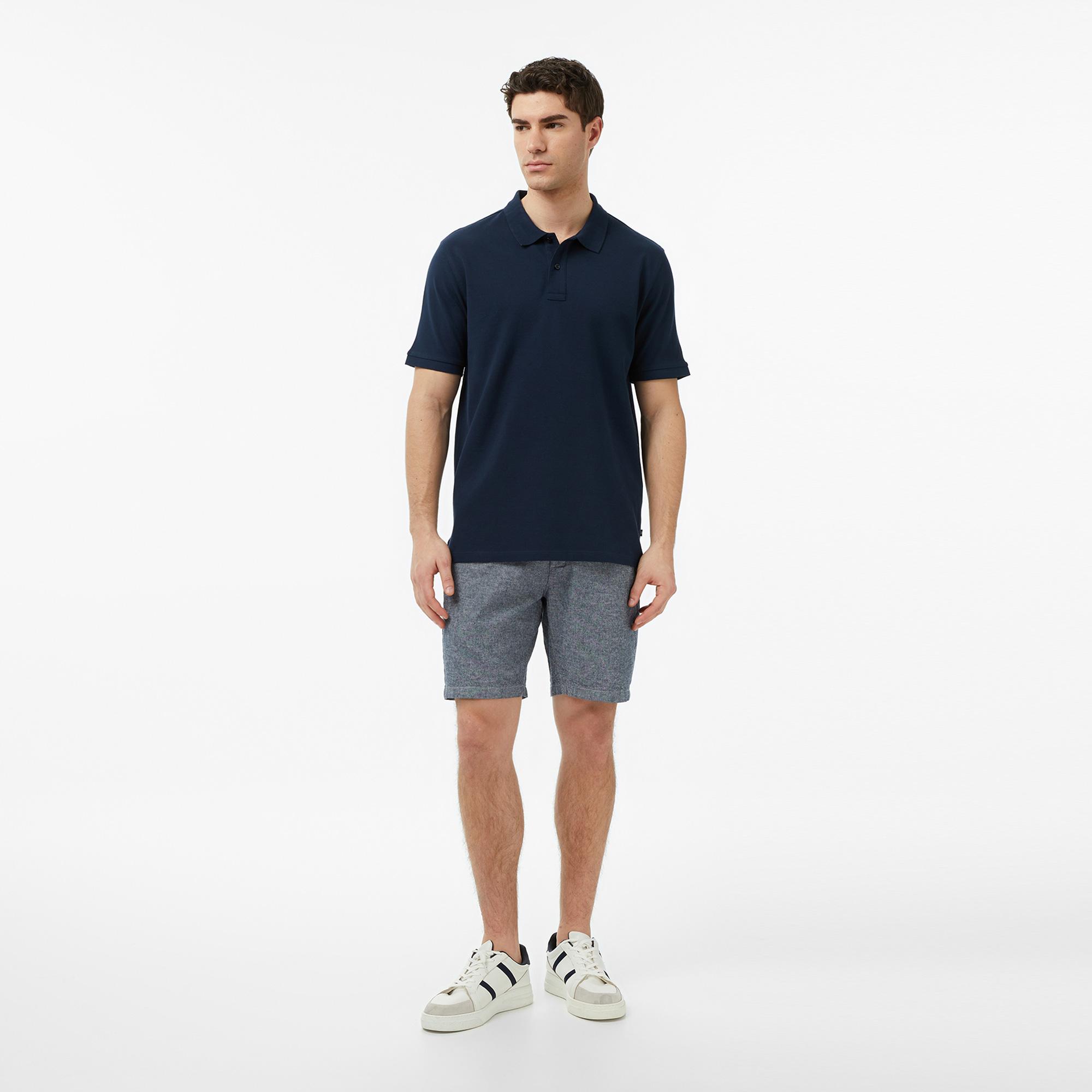 Nautica Erkek Lacivert Regular Fit Polo Yaka T-Shirt