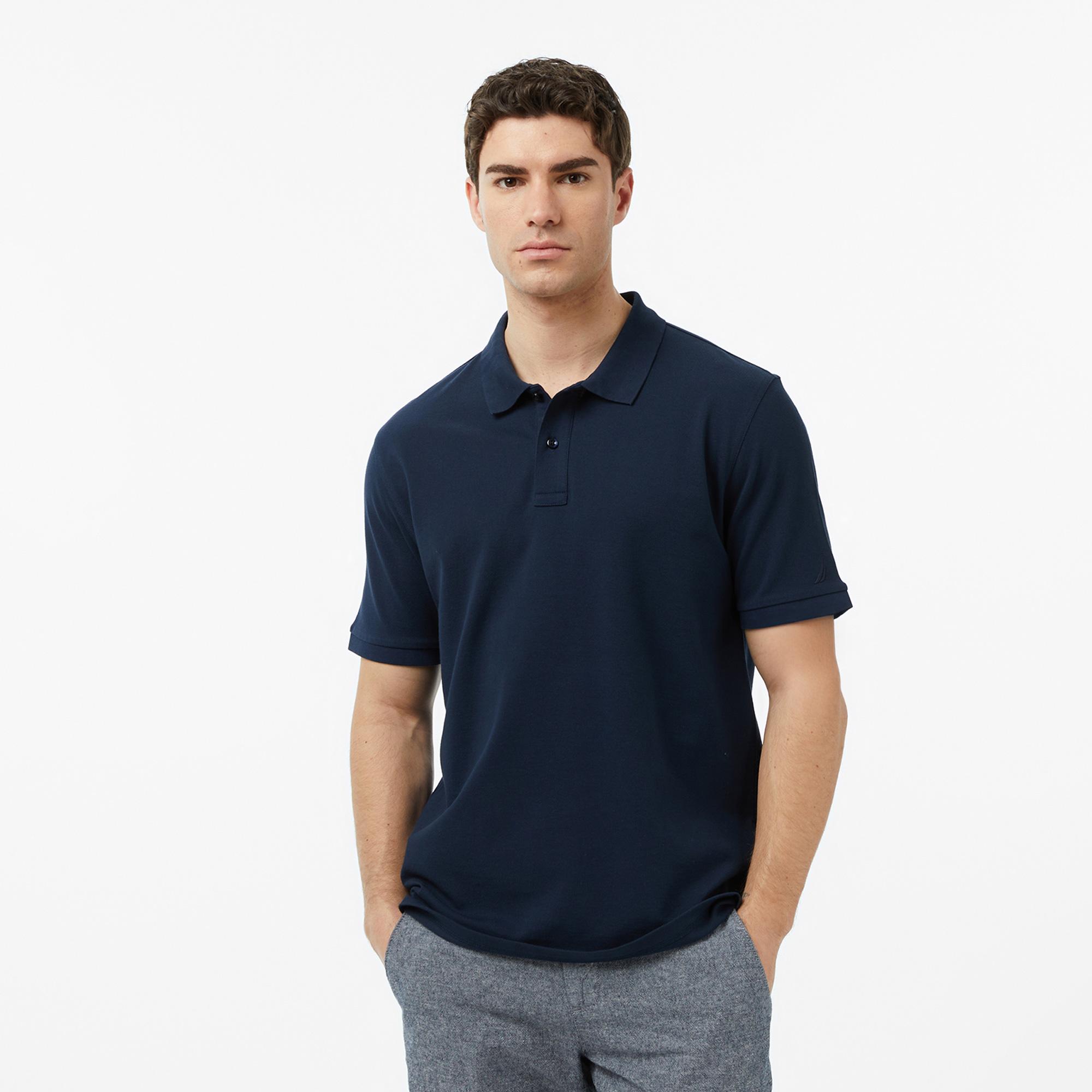 Nautica Erkek Lacivert Regular Fit Polo Yaka T-Shirt
