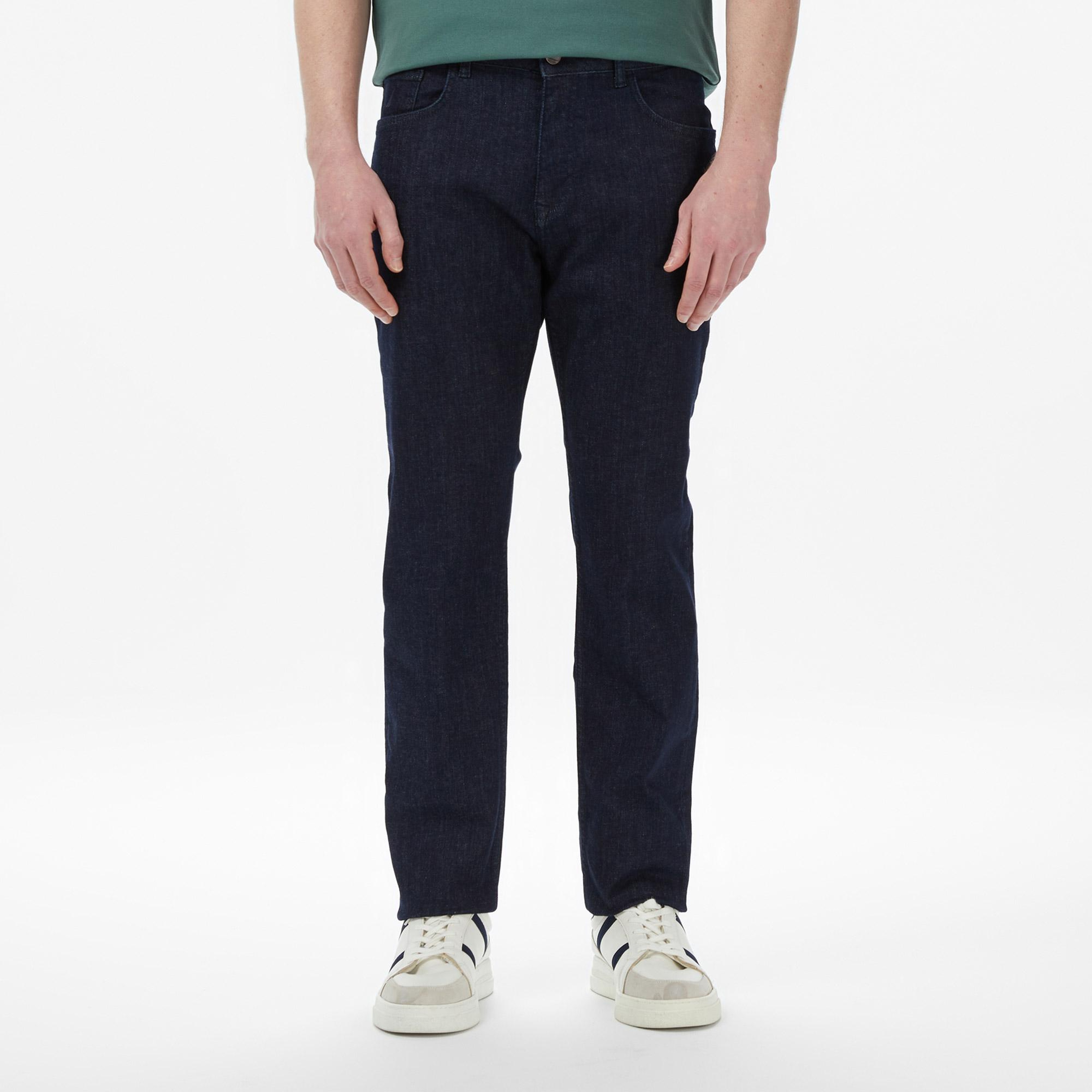 Nautica Erkek Lacivert Tapered Denim Pantolon