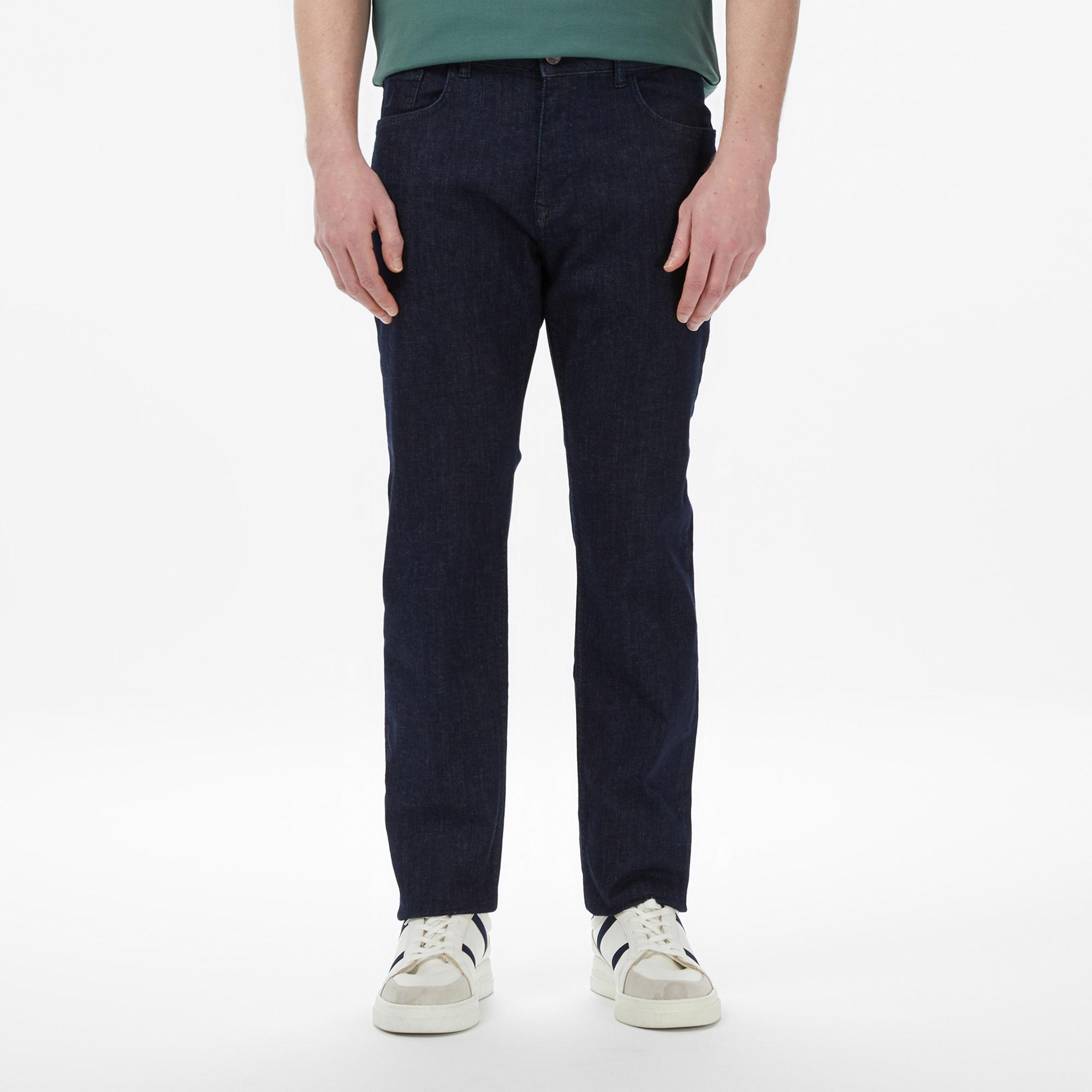 Nautica Erkek Lacivert Tapered Denim Pantolon