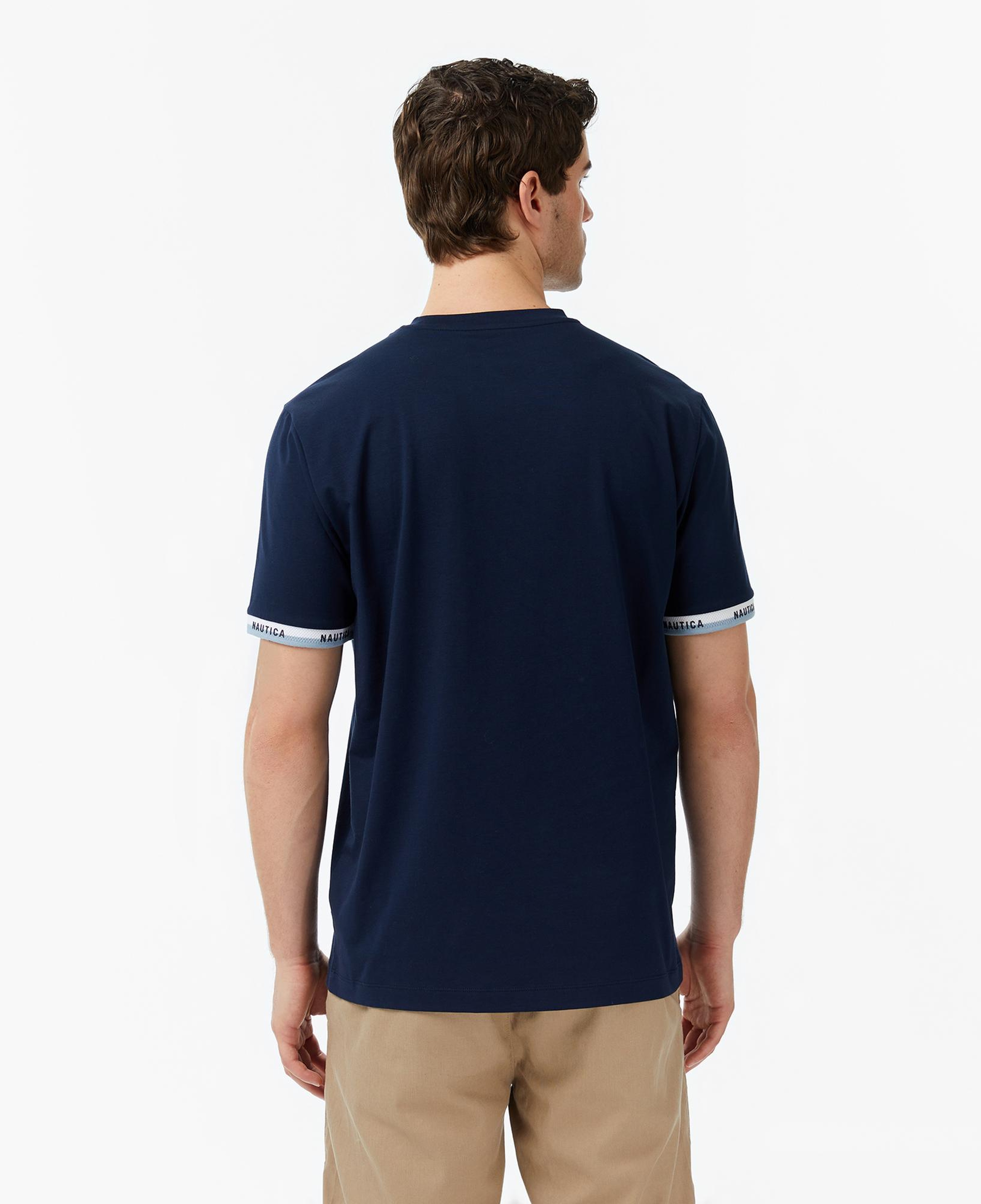 Nautica Erkek Lacivert Regular Fit T-Shirt
