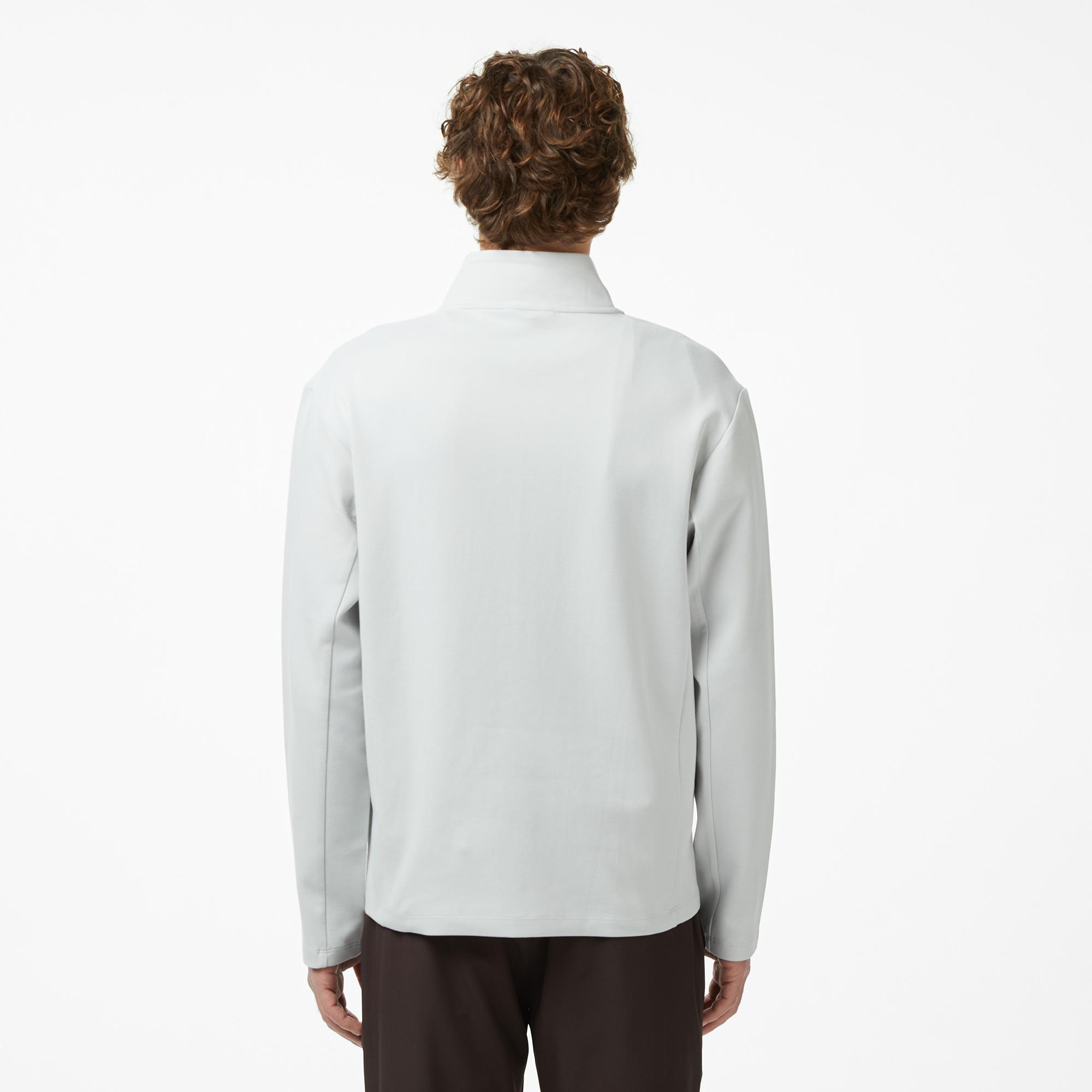 Nautica Erkek Gri Regular Fit Dik Yaka Sweatshirt