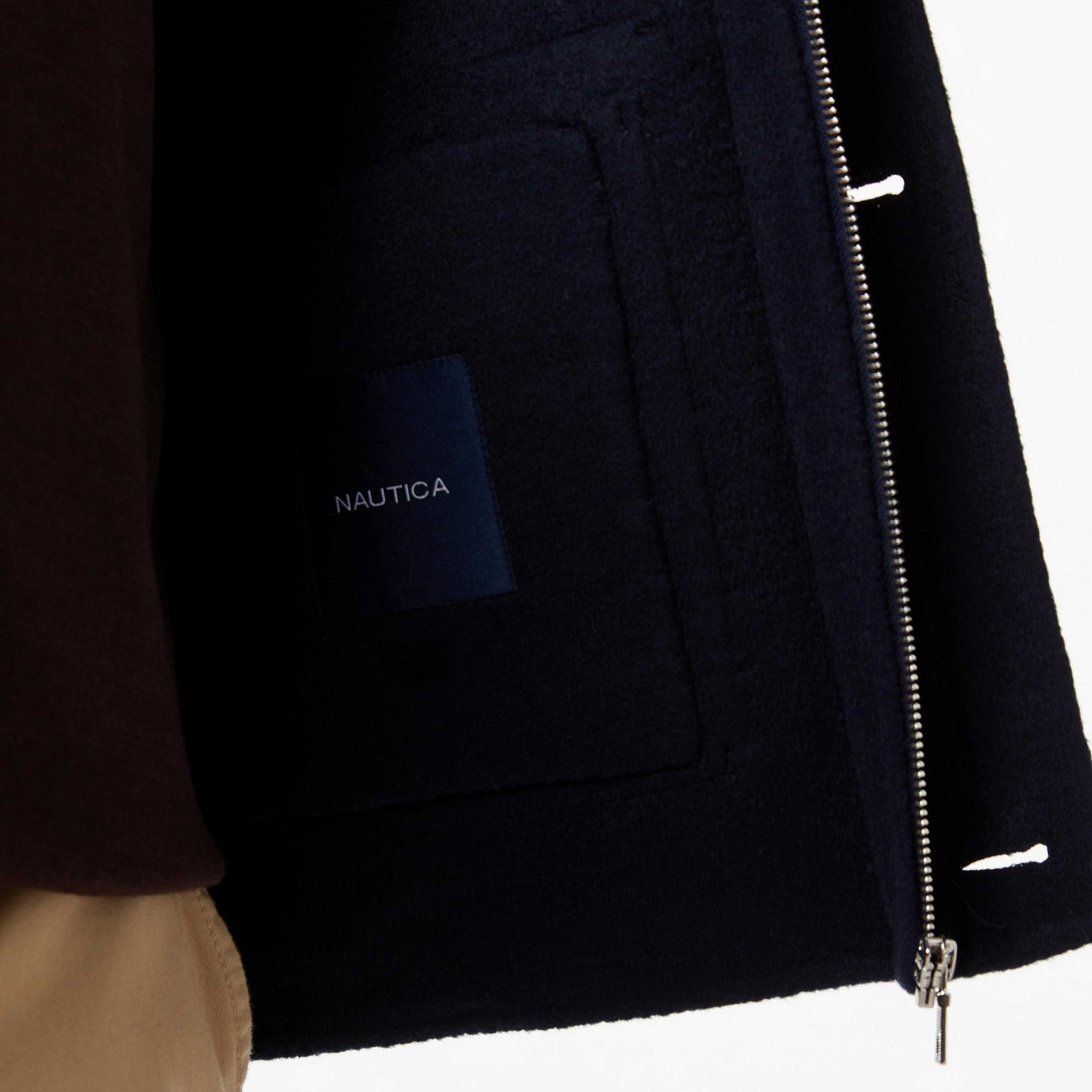 Nautica Erkek Lacivert Regular Fit Kaşe Ceket