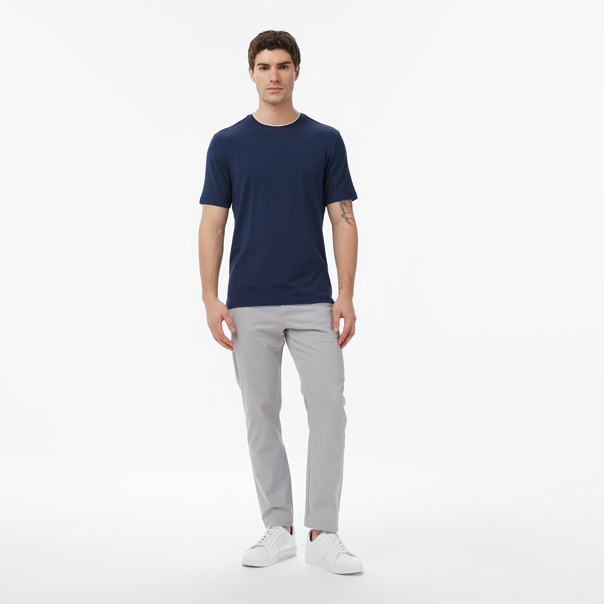 Nautica Erkek Lacivert Regular Fit T-Shirt