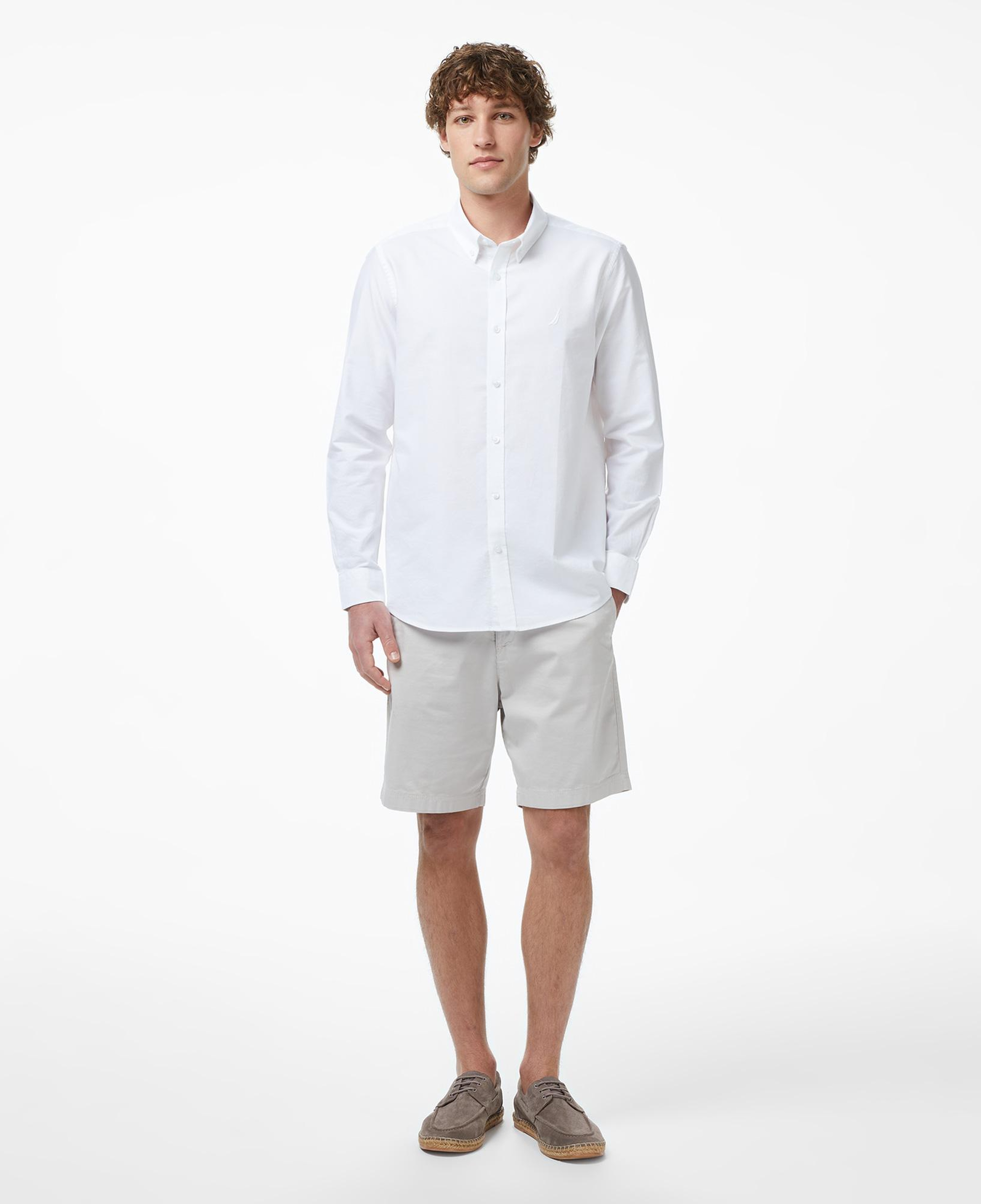 Nautica Erkek Beyaz Regular Fit Gömlek