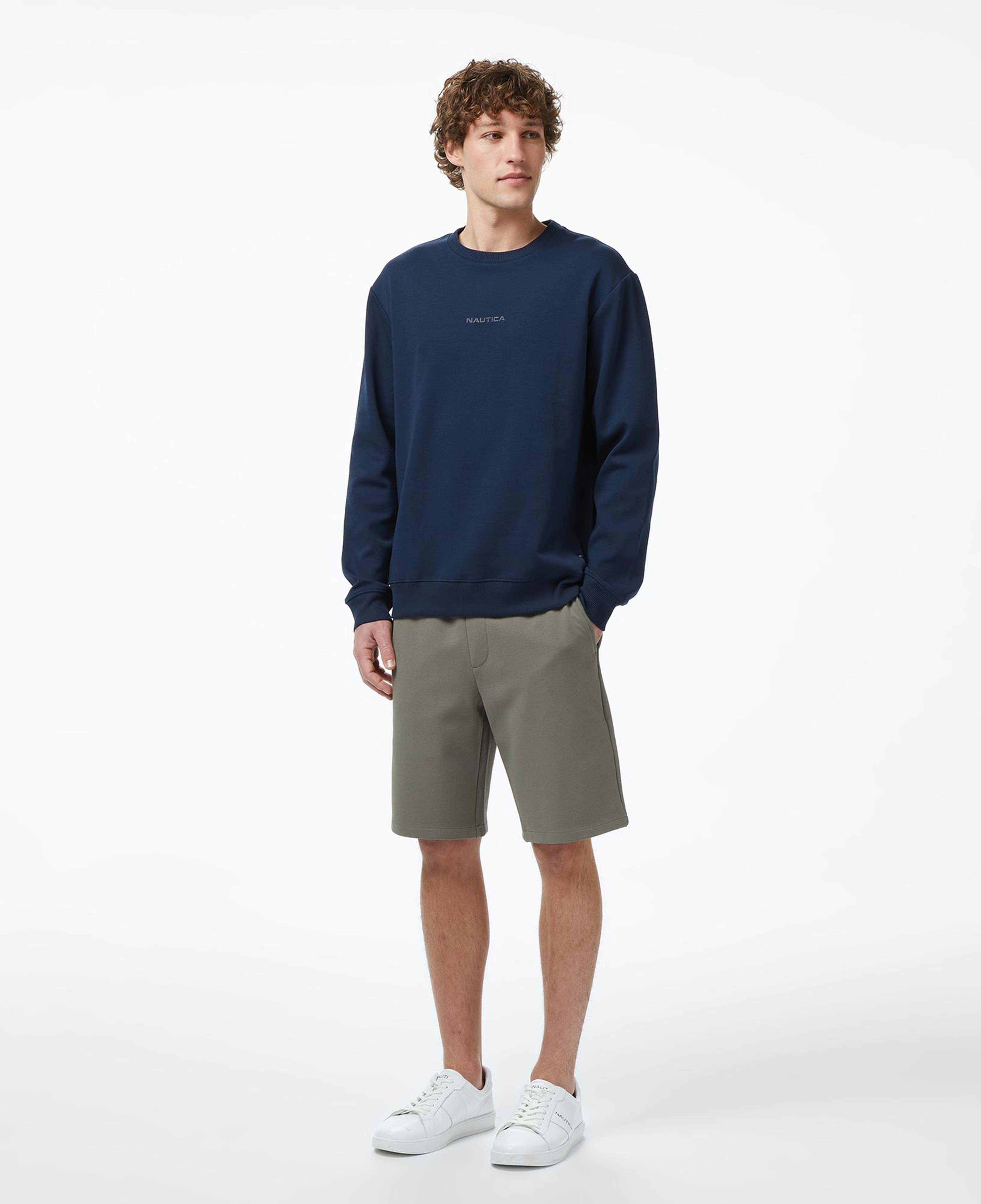 Nautica Erkek Lacivert Regular Fit Sweatshirt