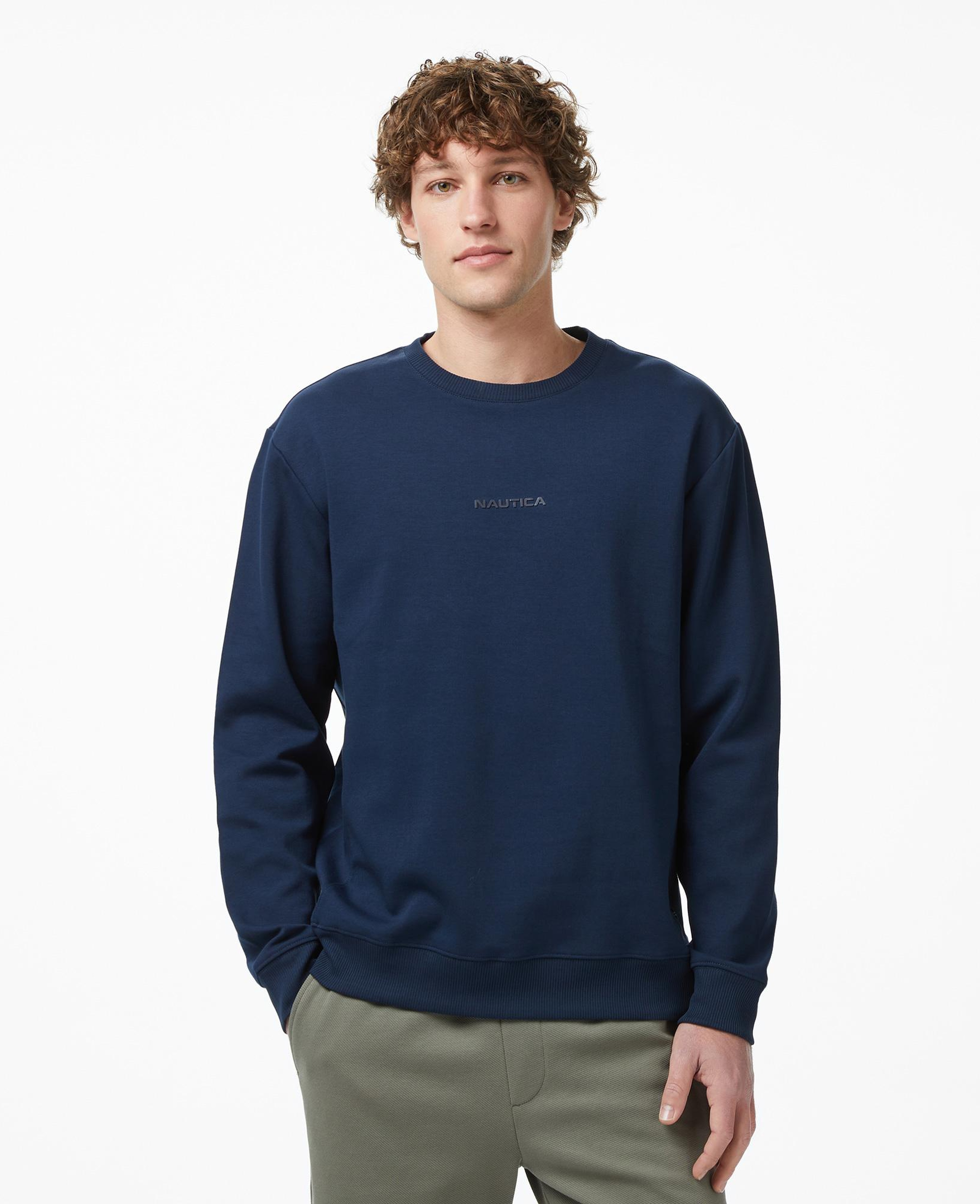 Nautica Erkek Lacivert Regular Fit Sweatshirt