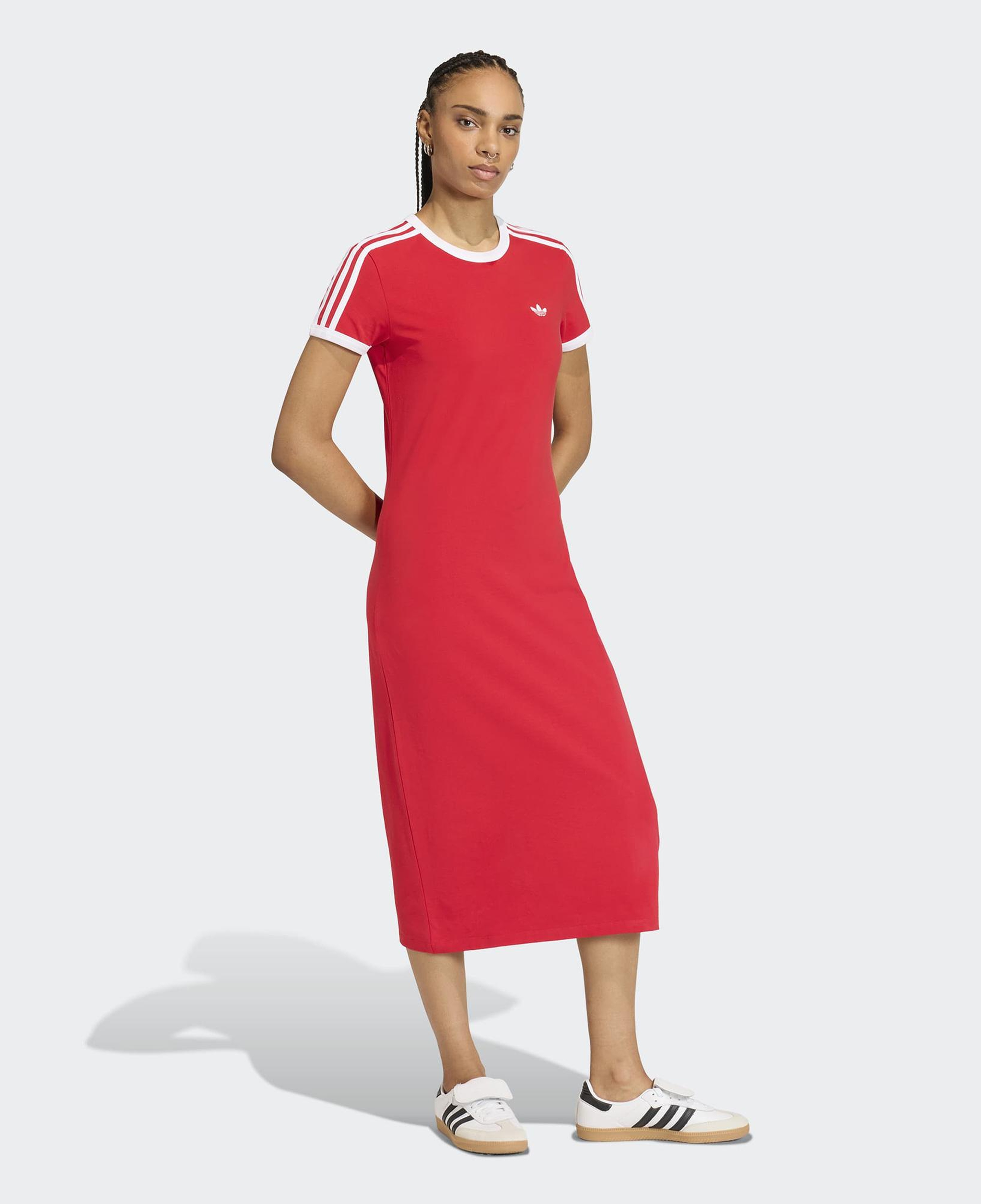 adidas 3-Stripes Kadın Pembe Elbise