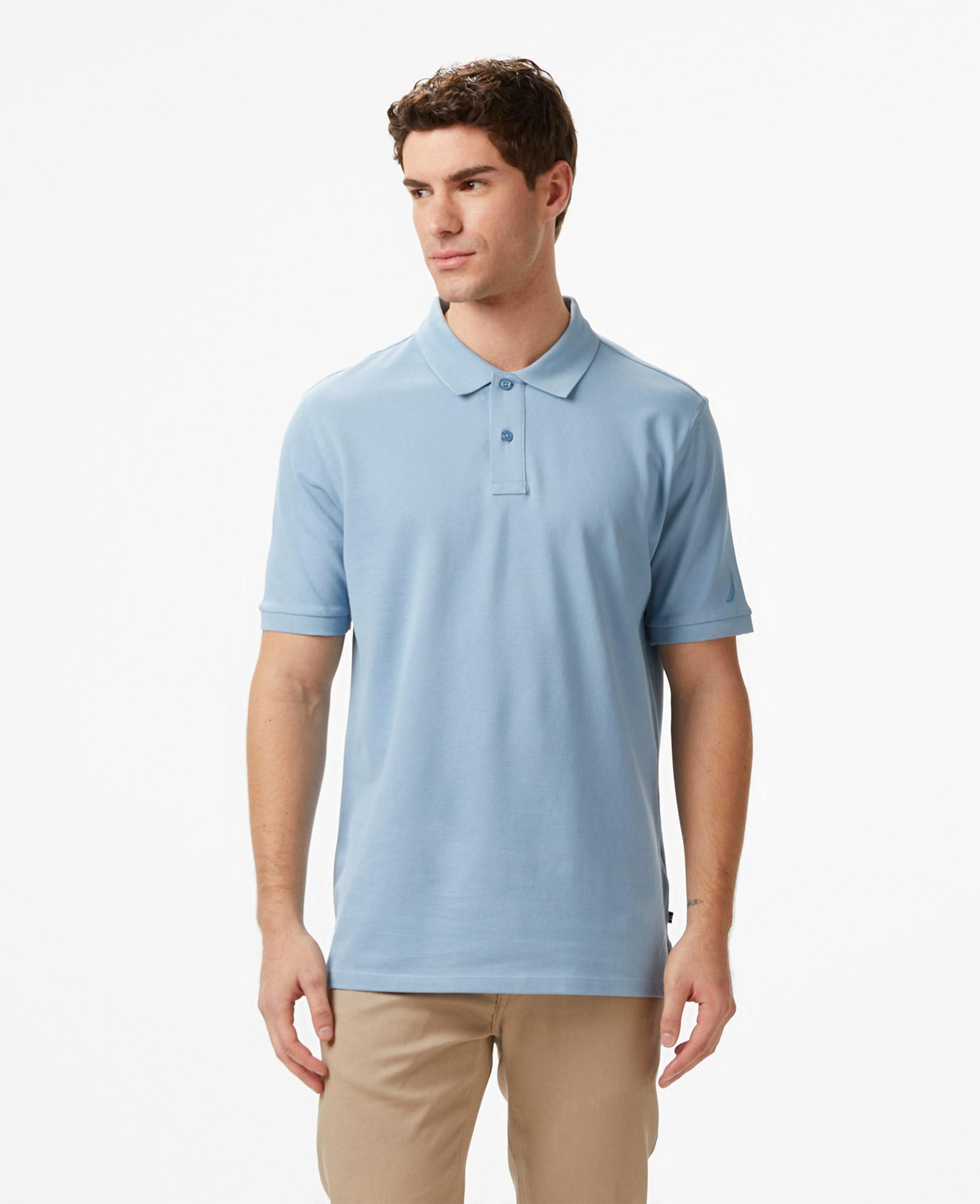 Nautica Erkek Mavi Regular Fit Polo Yaka T-Shirt