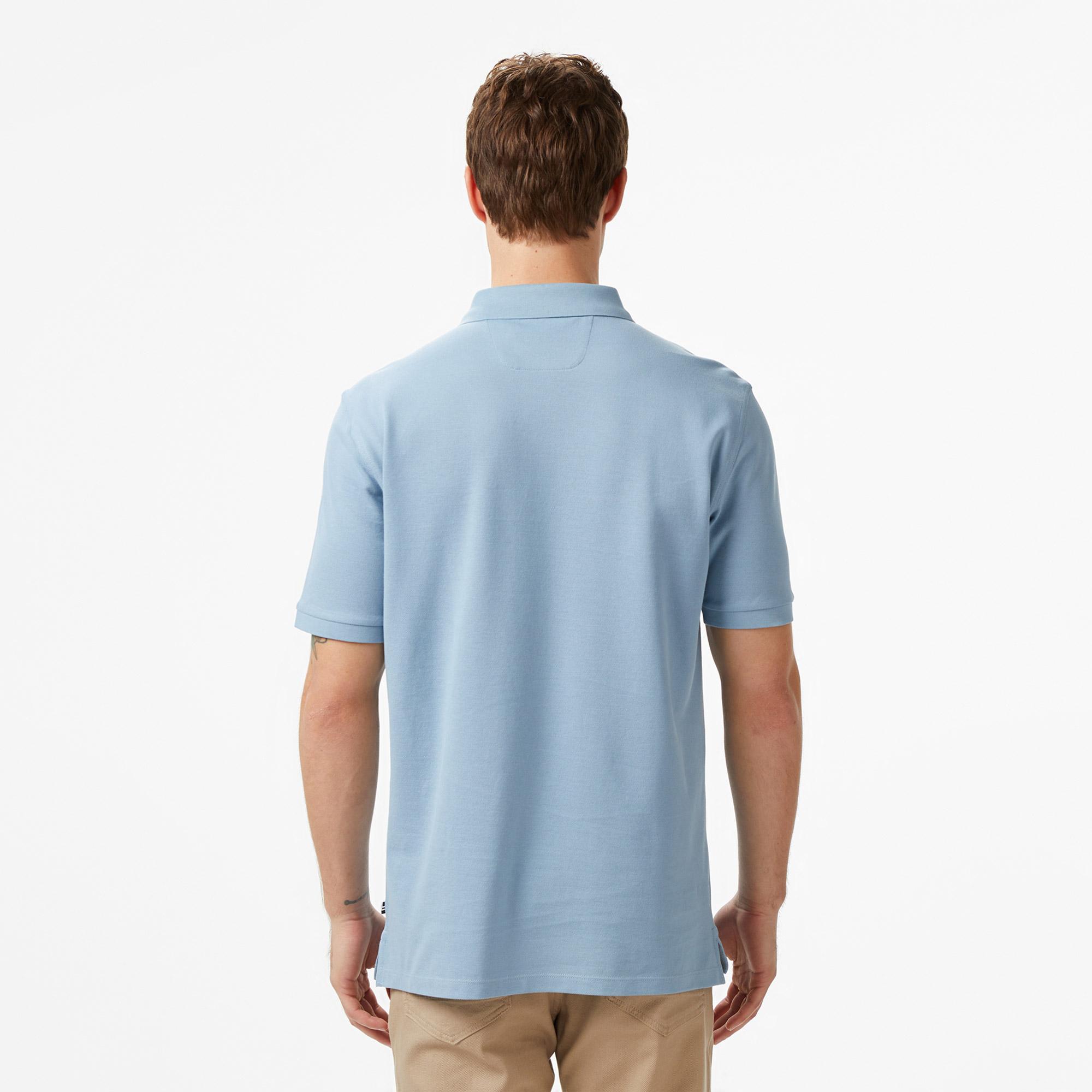 Nautica Erkek Mavi Regular Fit Polo Yaka T-Shirt