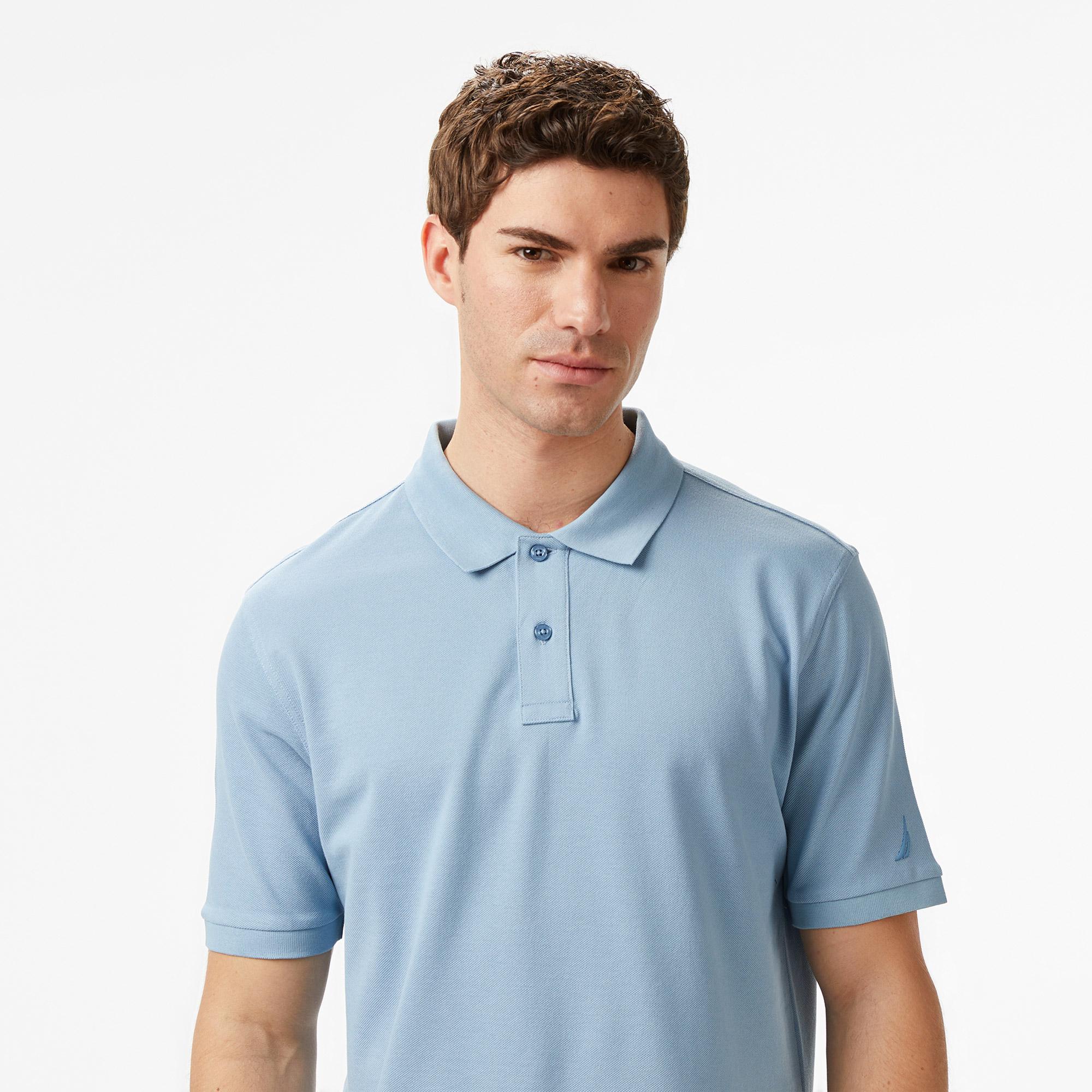 Nautica Erkek Mavi Regular Fit Polo Yaka T-Shirt