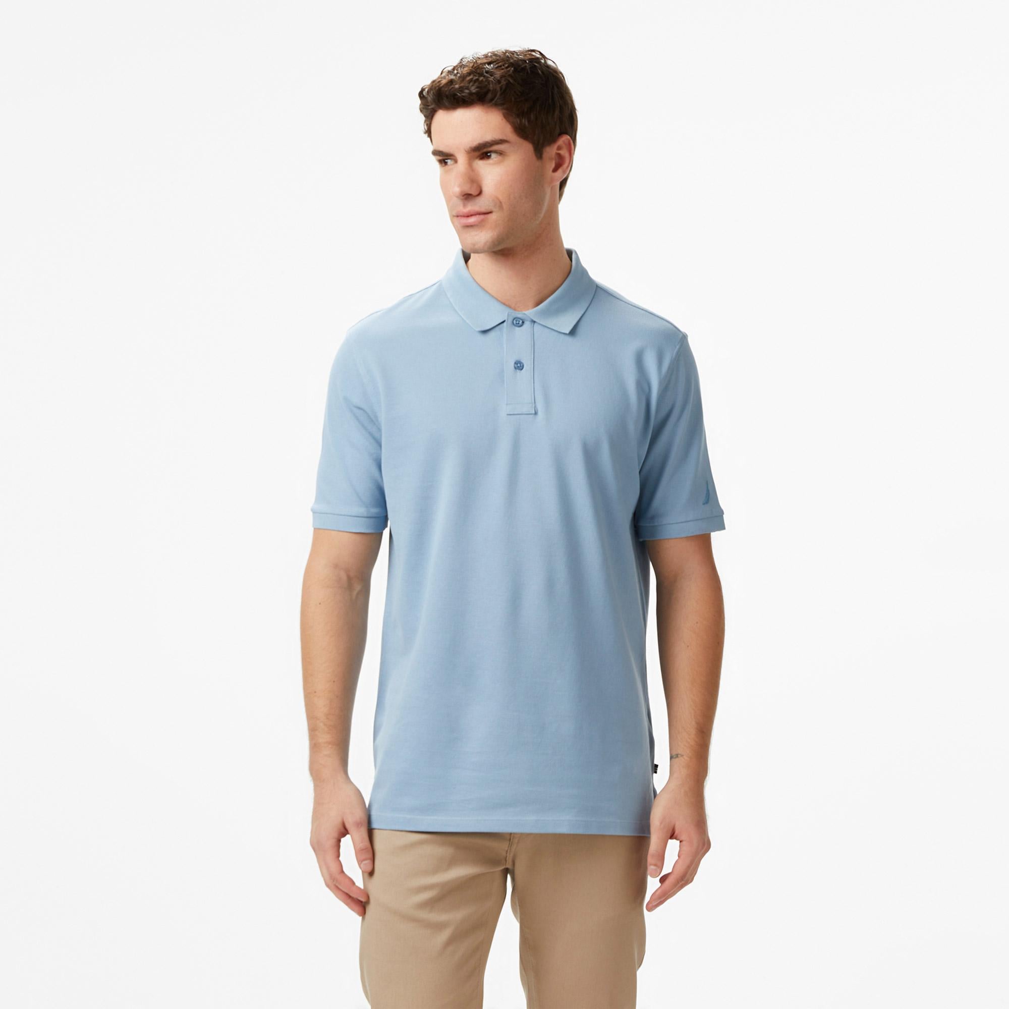 Nautica Erkek Mavi Regular Fit Polo Yaka T-Shirt