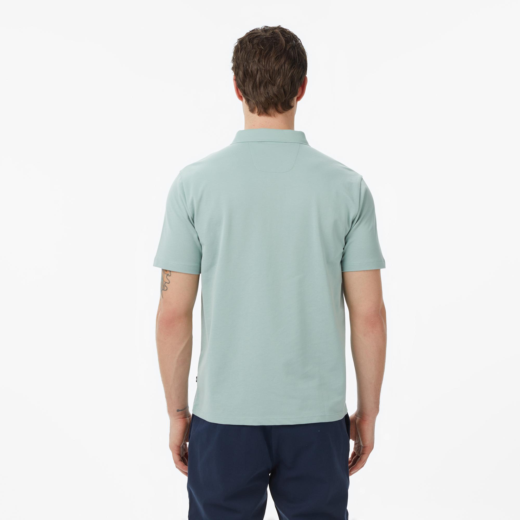 Nautica Erkek Yeşil Regular Fit Polo Yaka T-Shirt