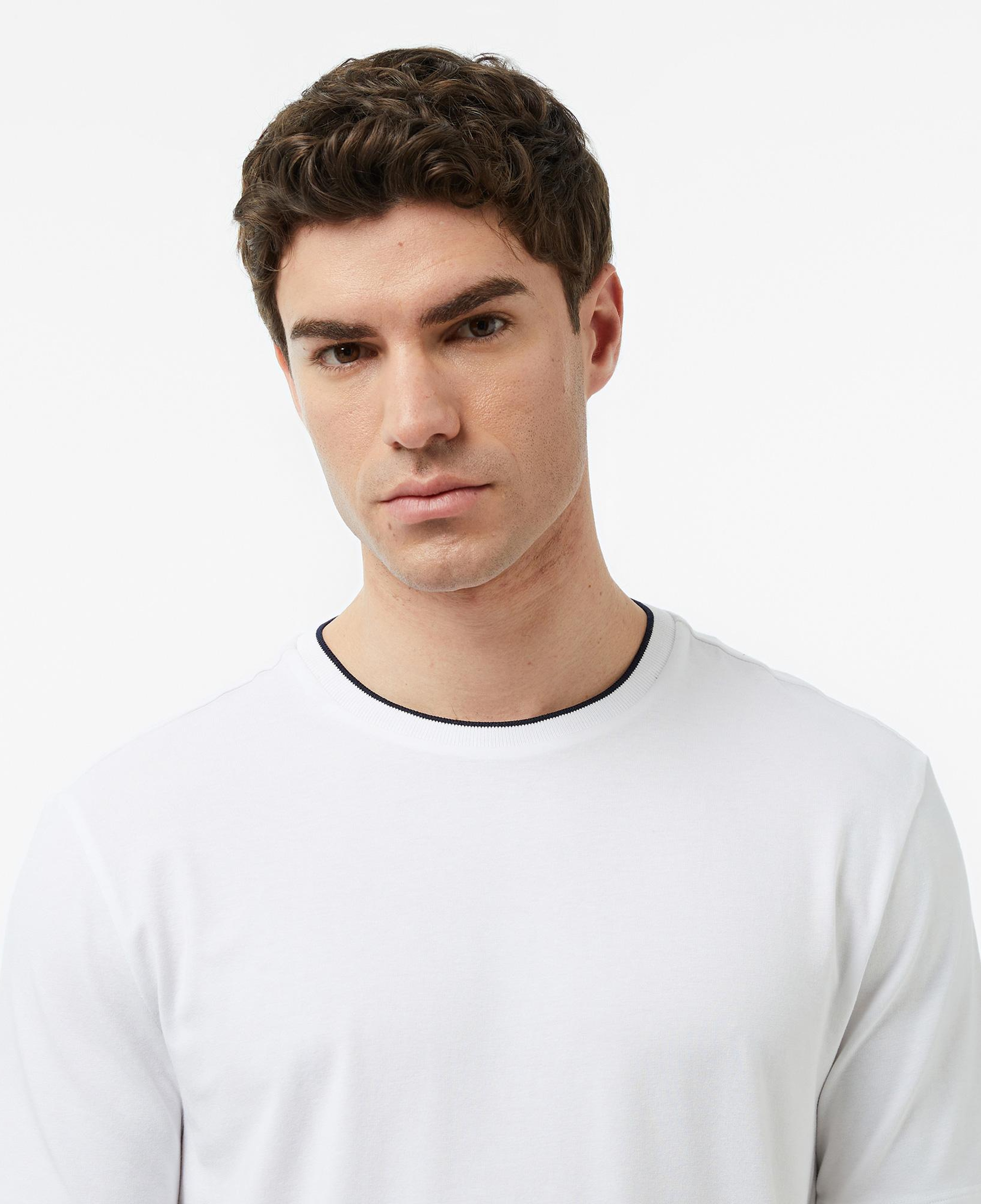 Nautica Erkek Beyaz Regular Fit T-Shirt