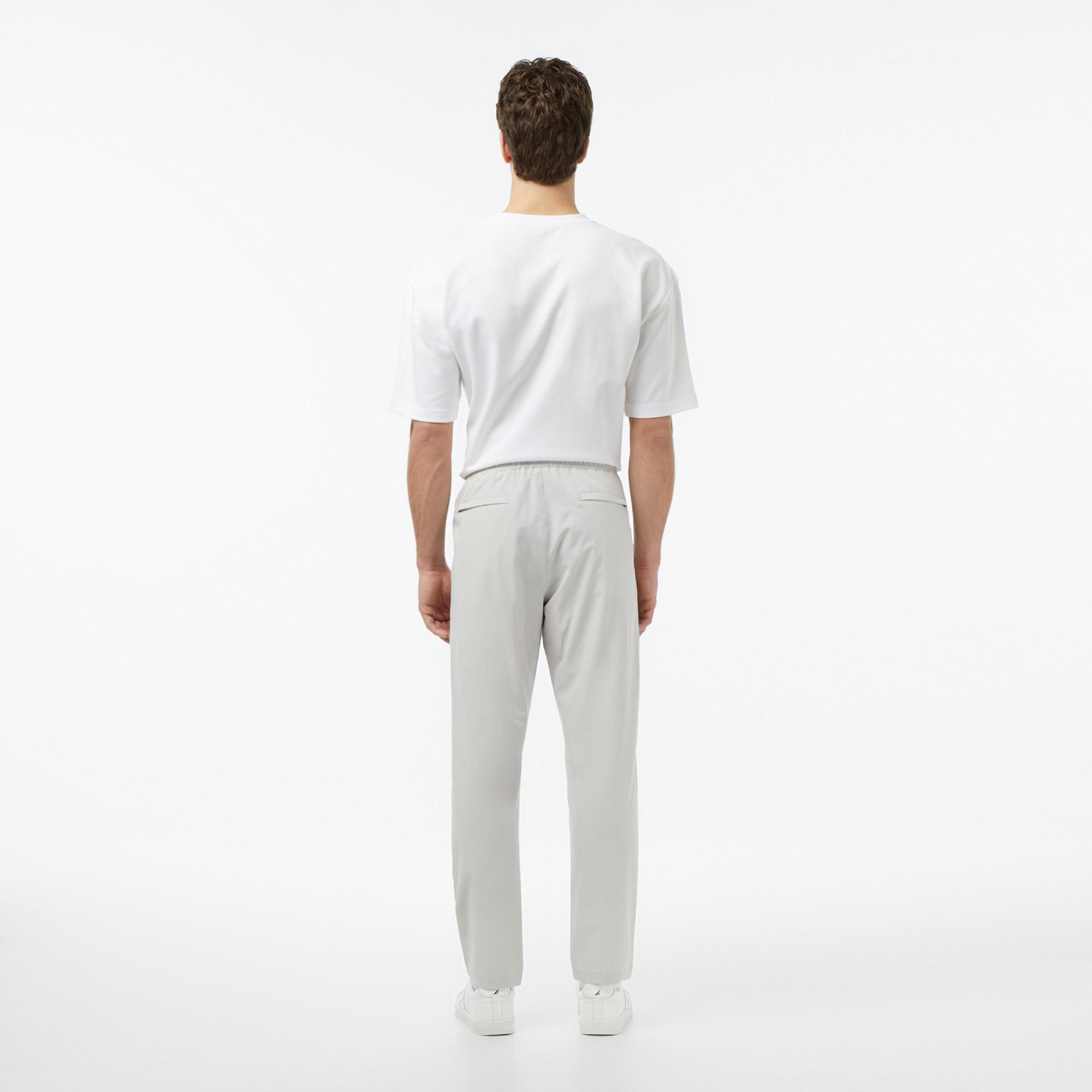 Nautica Erkek Gri Slim Fit Teknik Pantolon