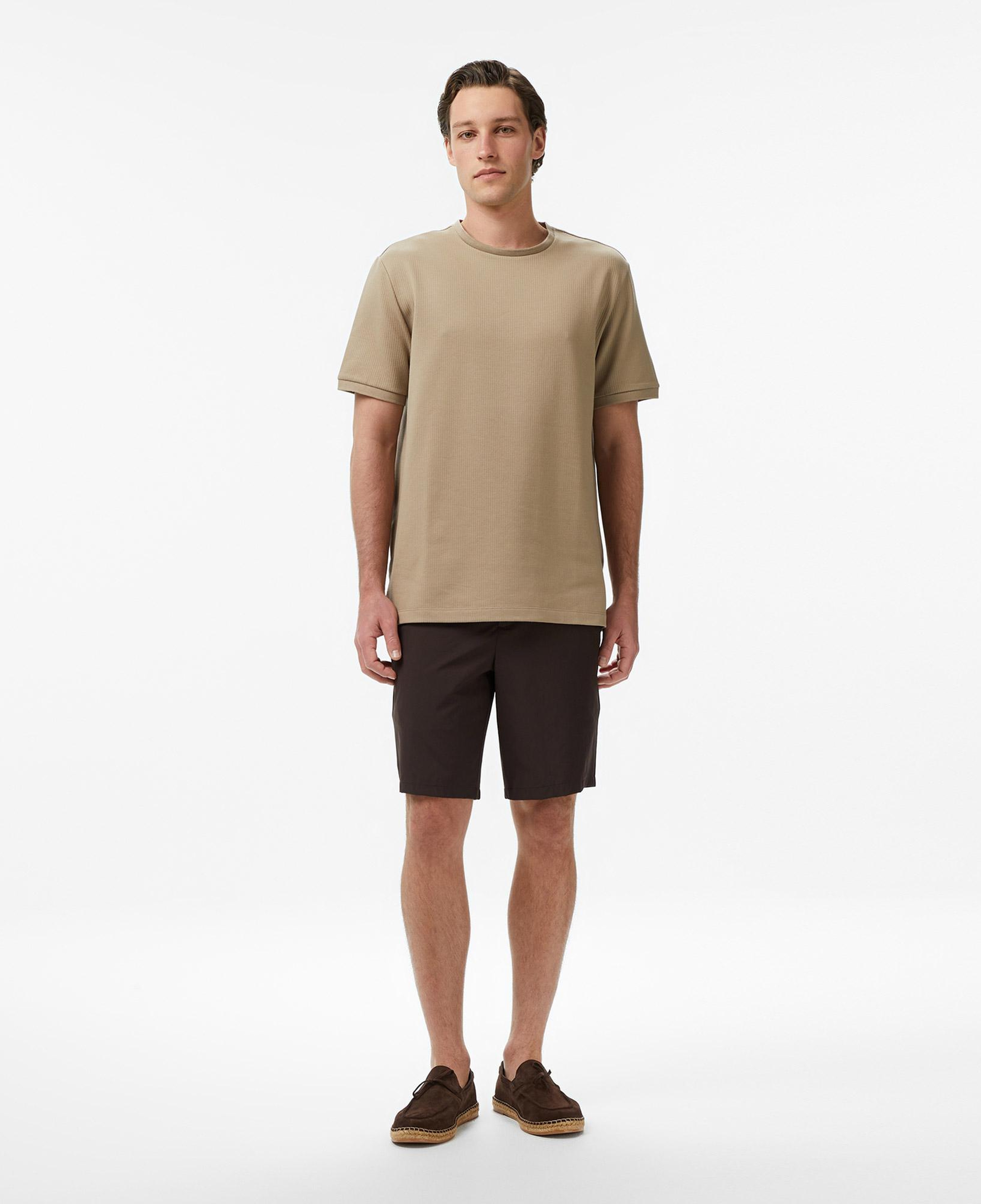 Nautica Erkek Bej Regular Fit T-Shirt