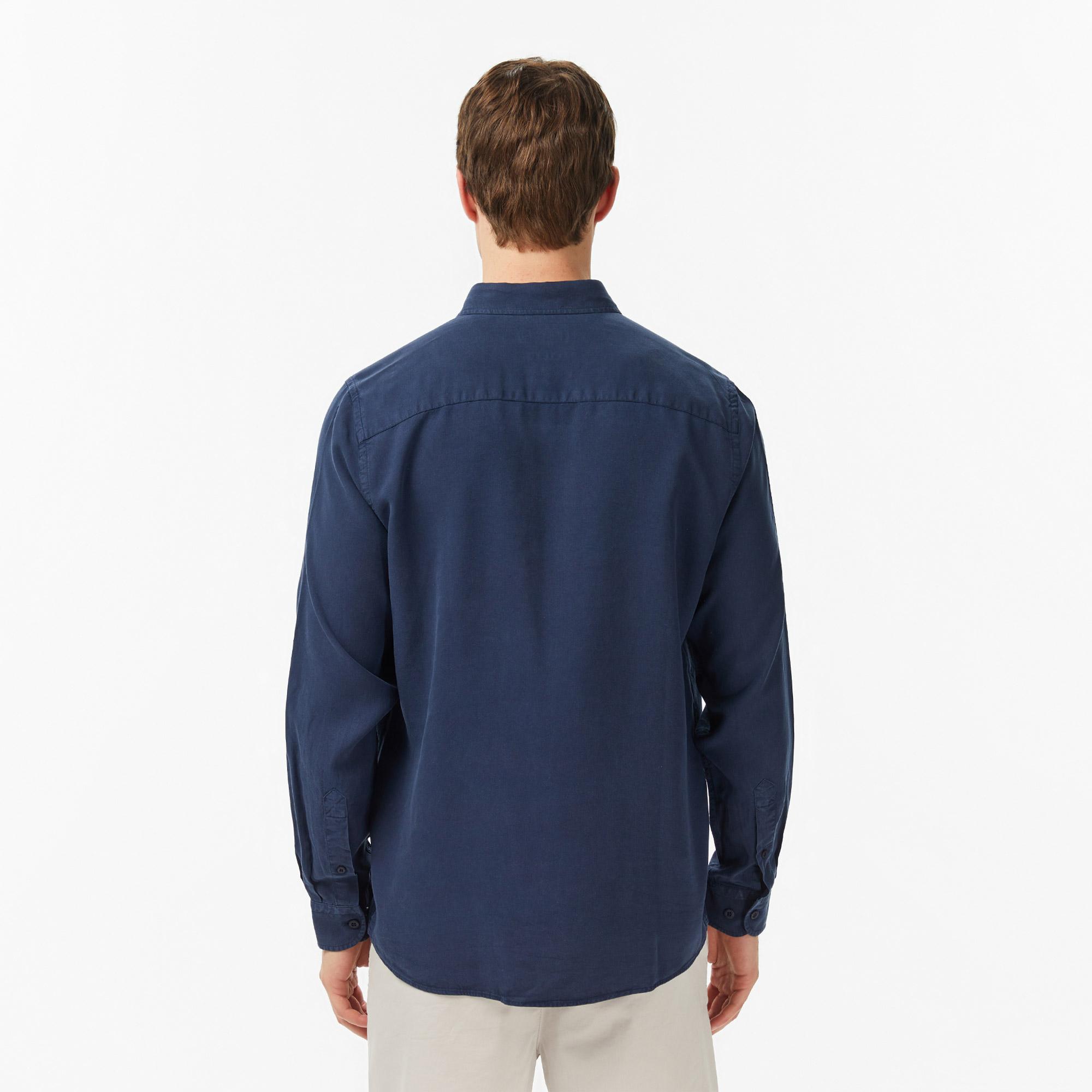 Nautica Erkek Lacivert Regular Fit Gömlek