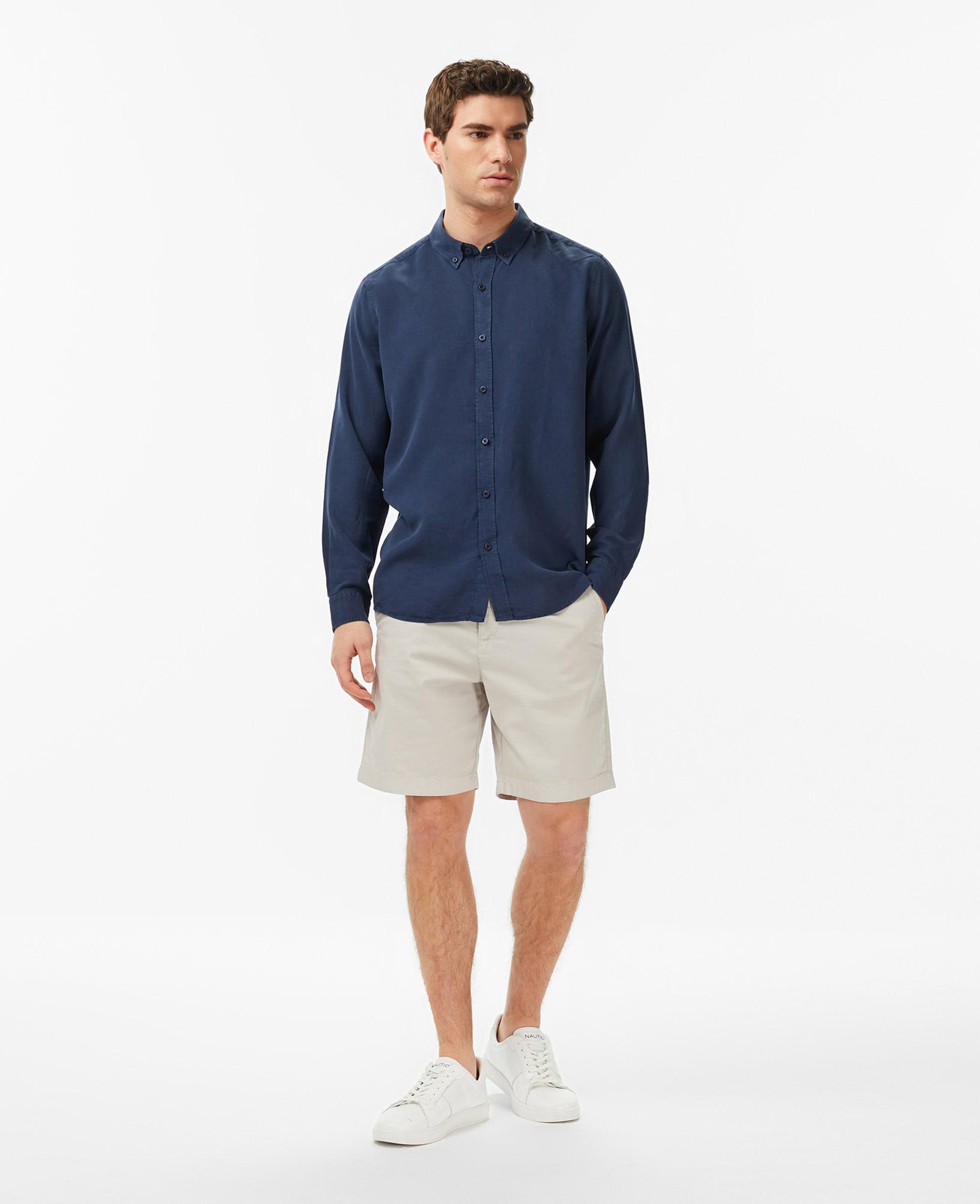 Nautica Erkek Lacivert Regular Fit Gömlek