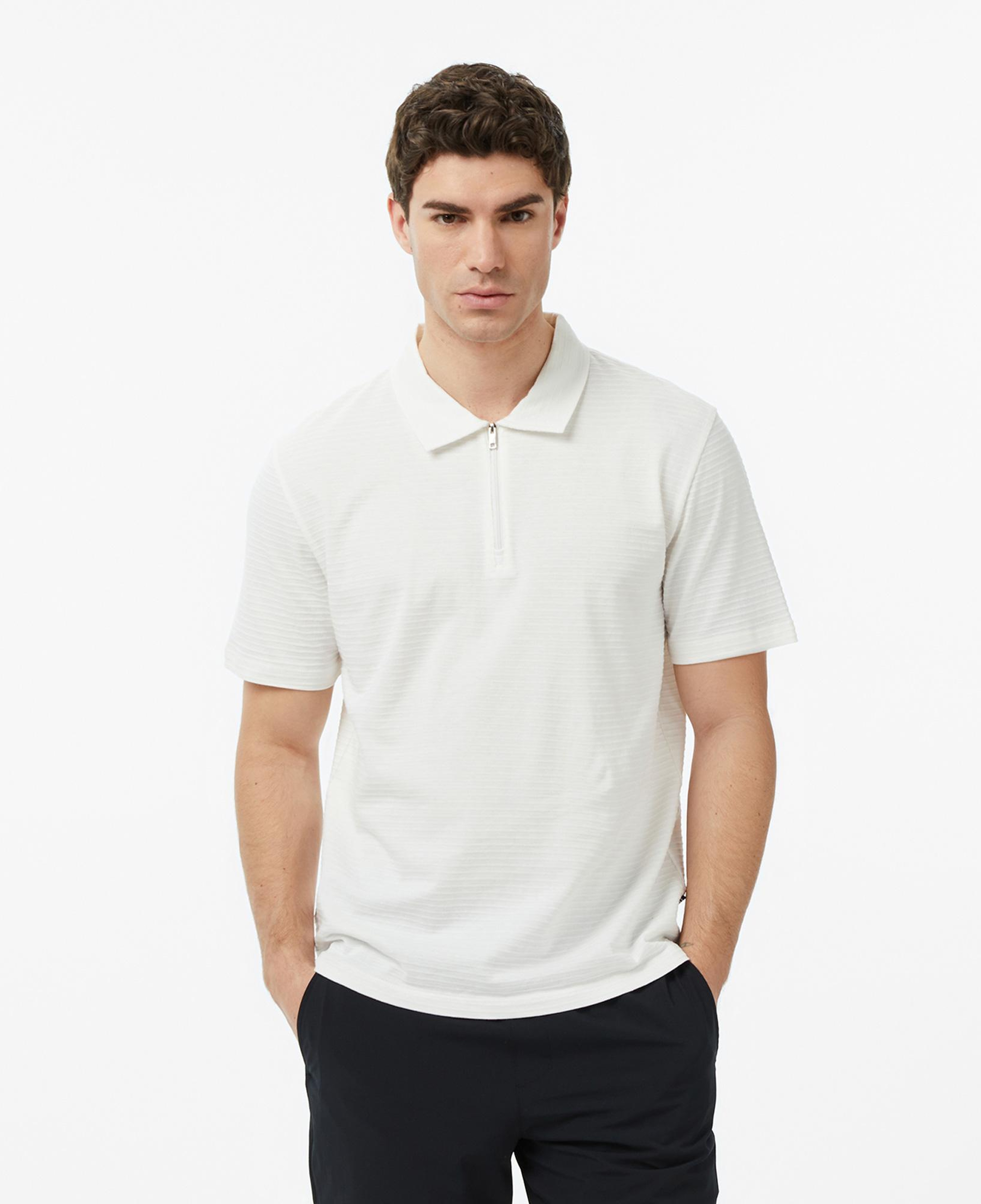 Nautica Erkek Krem Regular Fit Polo Yaka T-Shirt