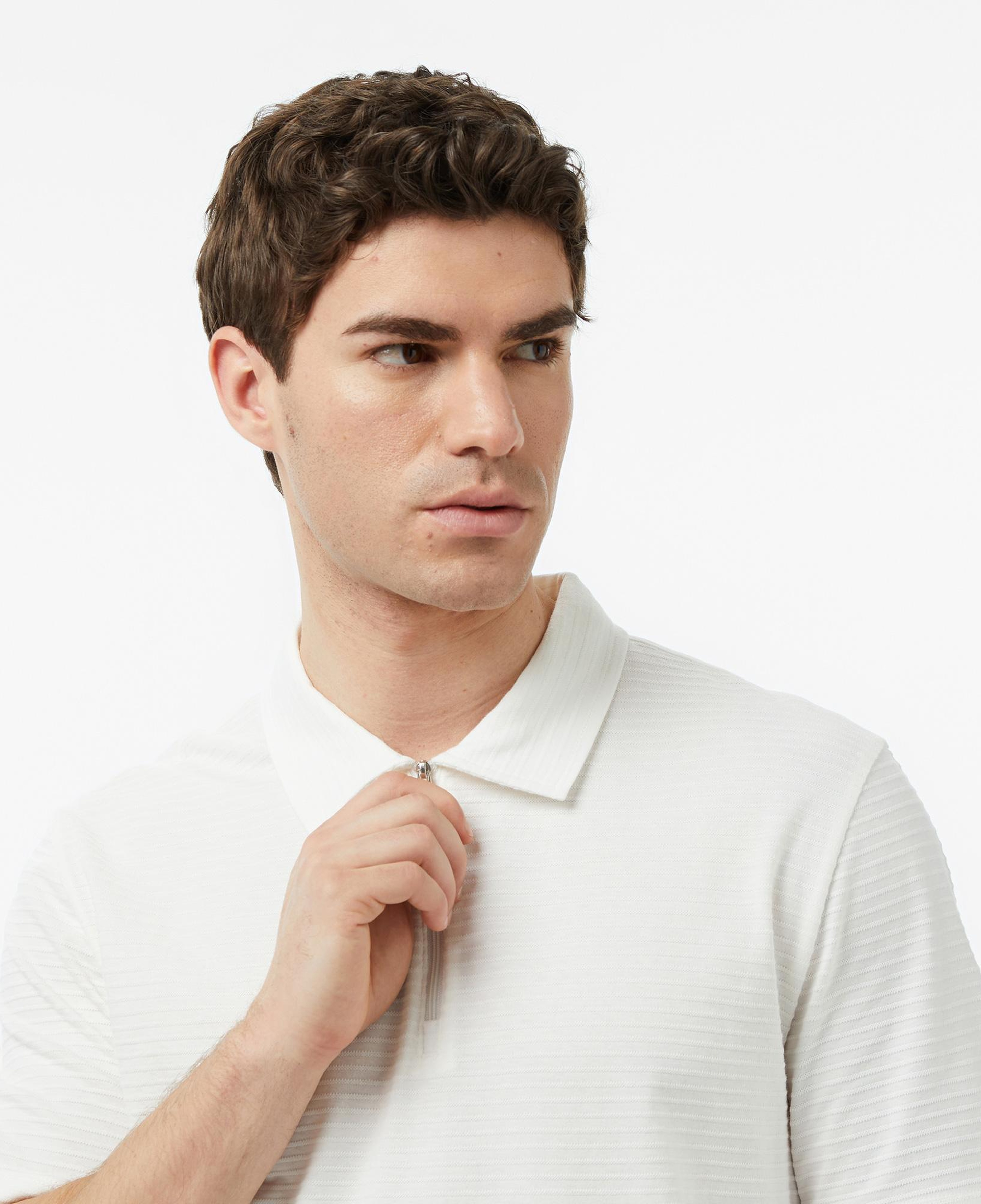 Nautica Erkek Krem Regular Fit Polo Yaka T-Shirt