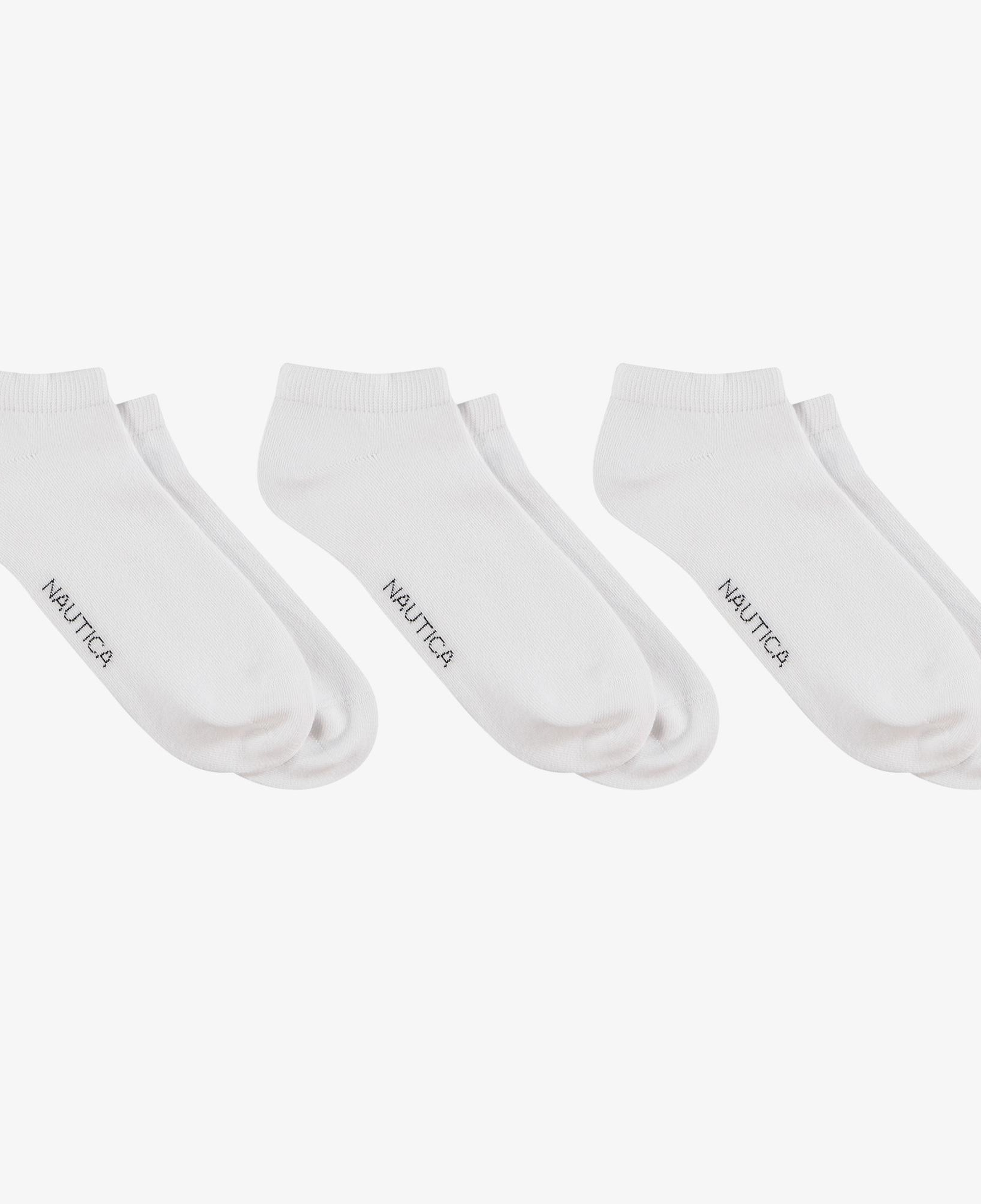 Nautica Unisex Beyaz 3'lü Çorap
