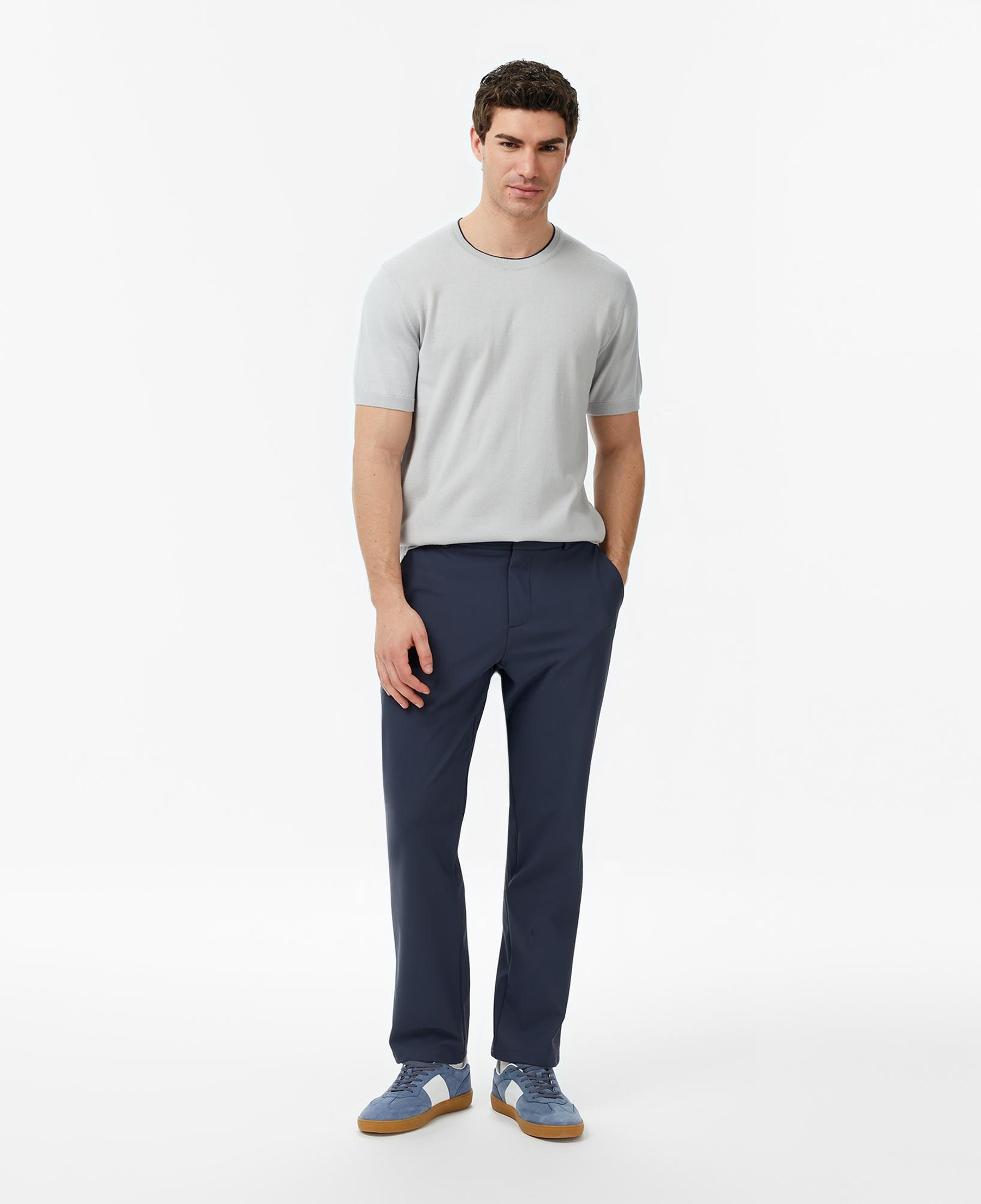 Nautica Erkek Gri Regular Fit Kısa Kollu Triko