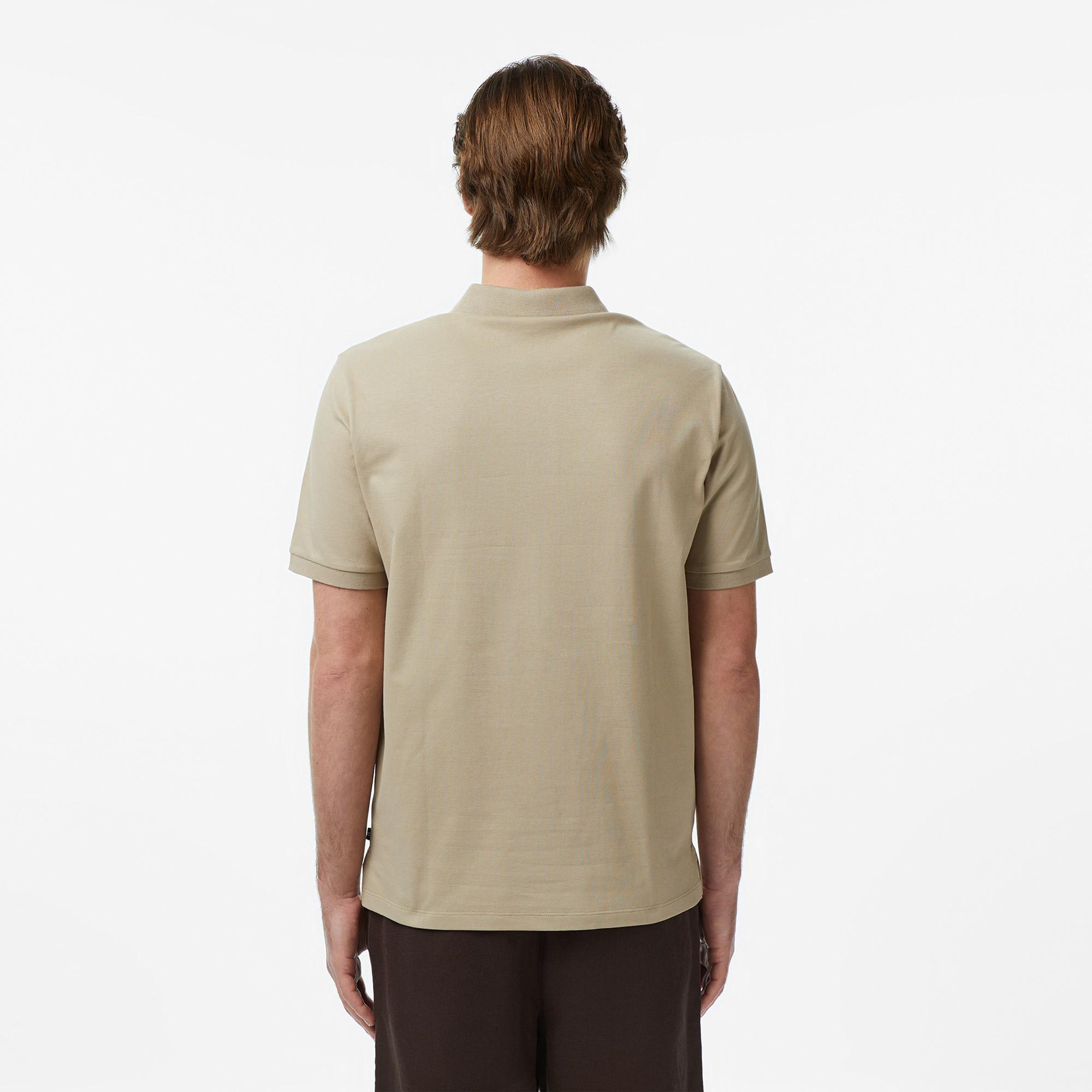 Nautica Erkek Bej Regular Fit Polo Yaka T-Shirt