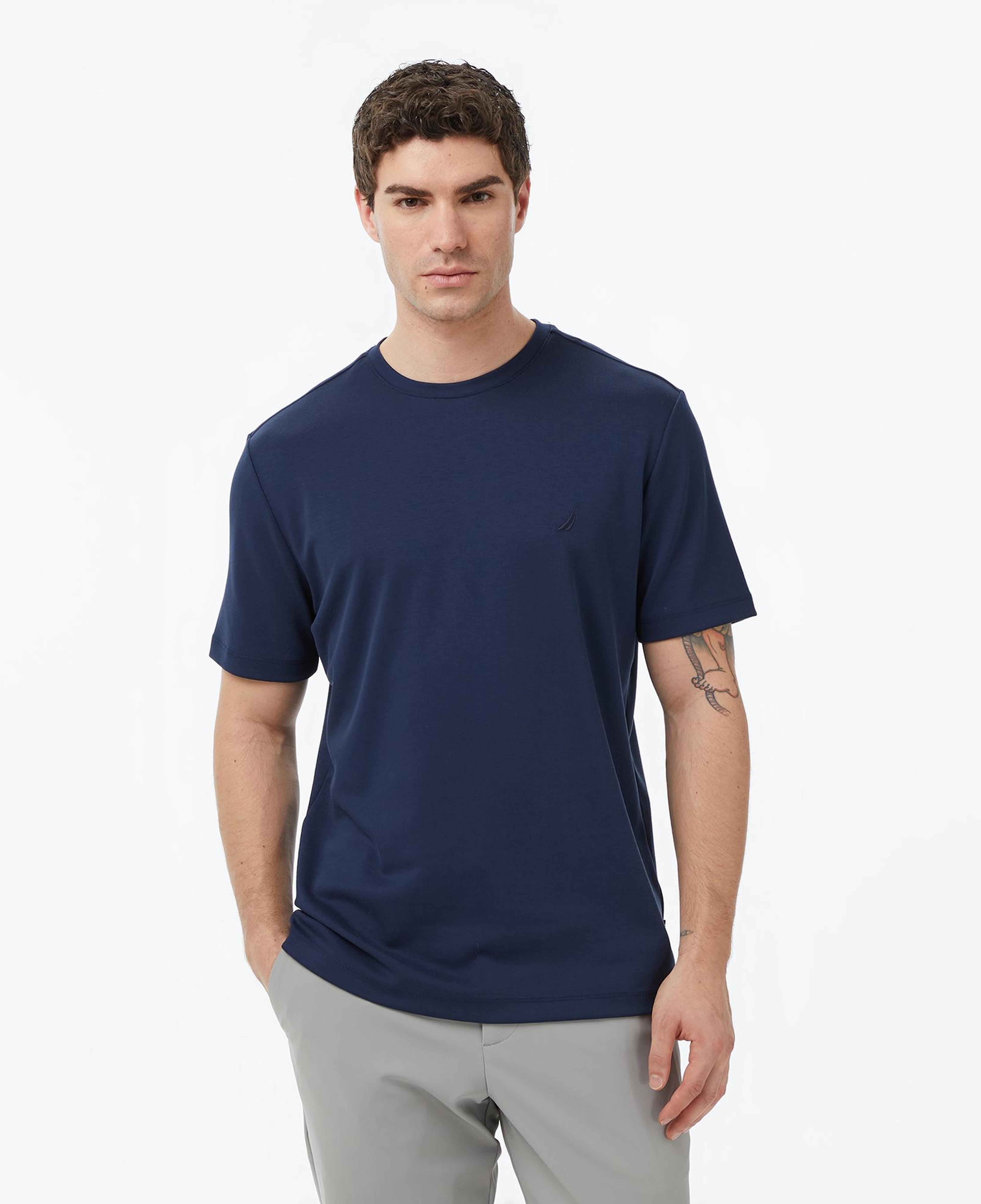 Nautica Erkek Lacivert Regular Fit T-Shirt