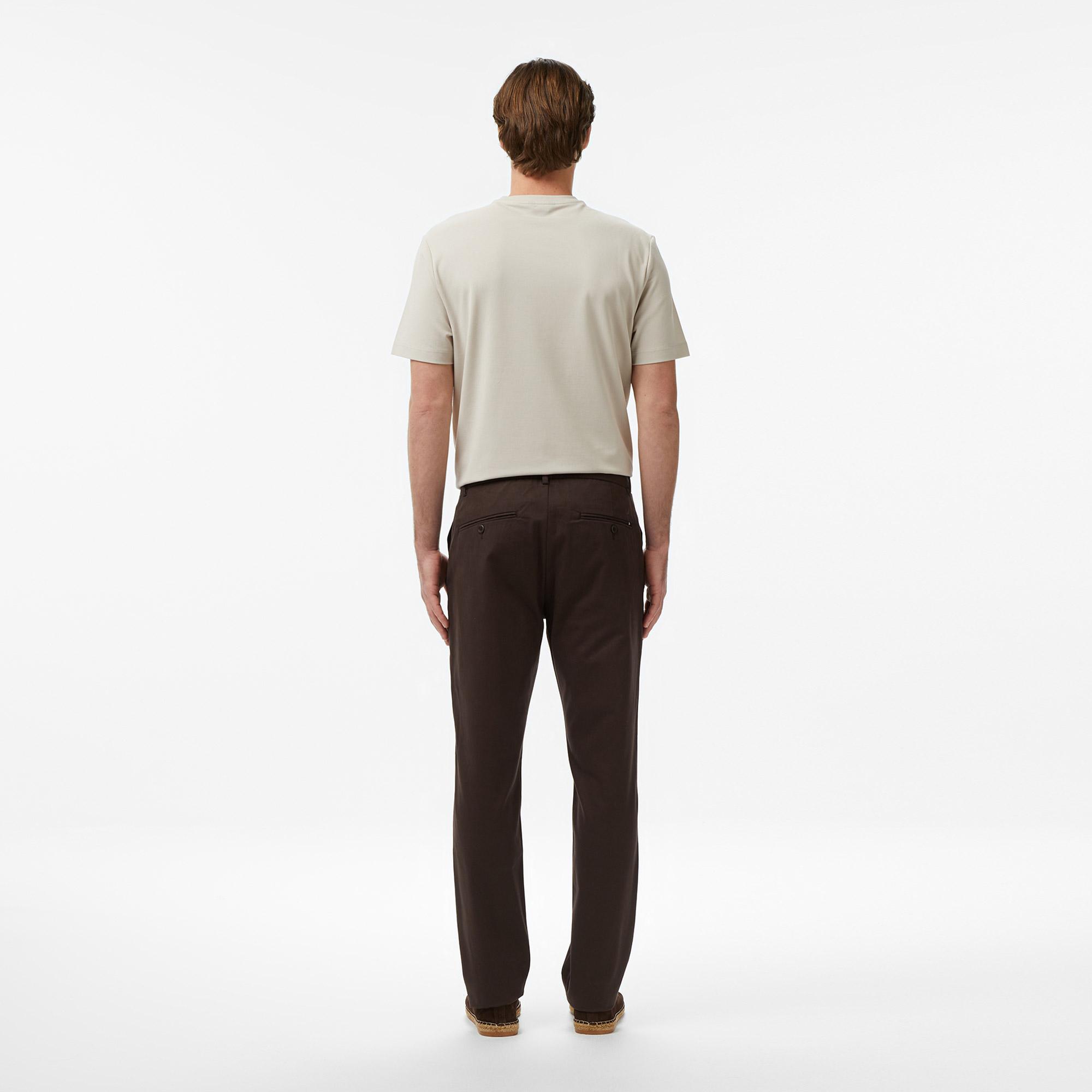 Nautica Erkek Kahverengi Tapered Pantolon