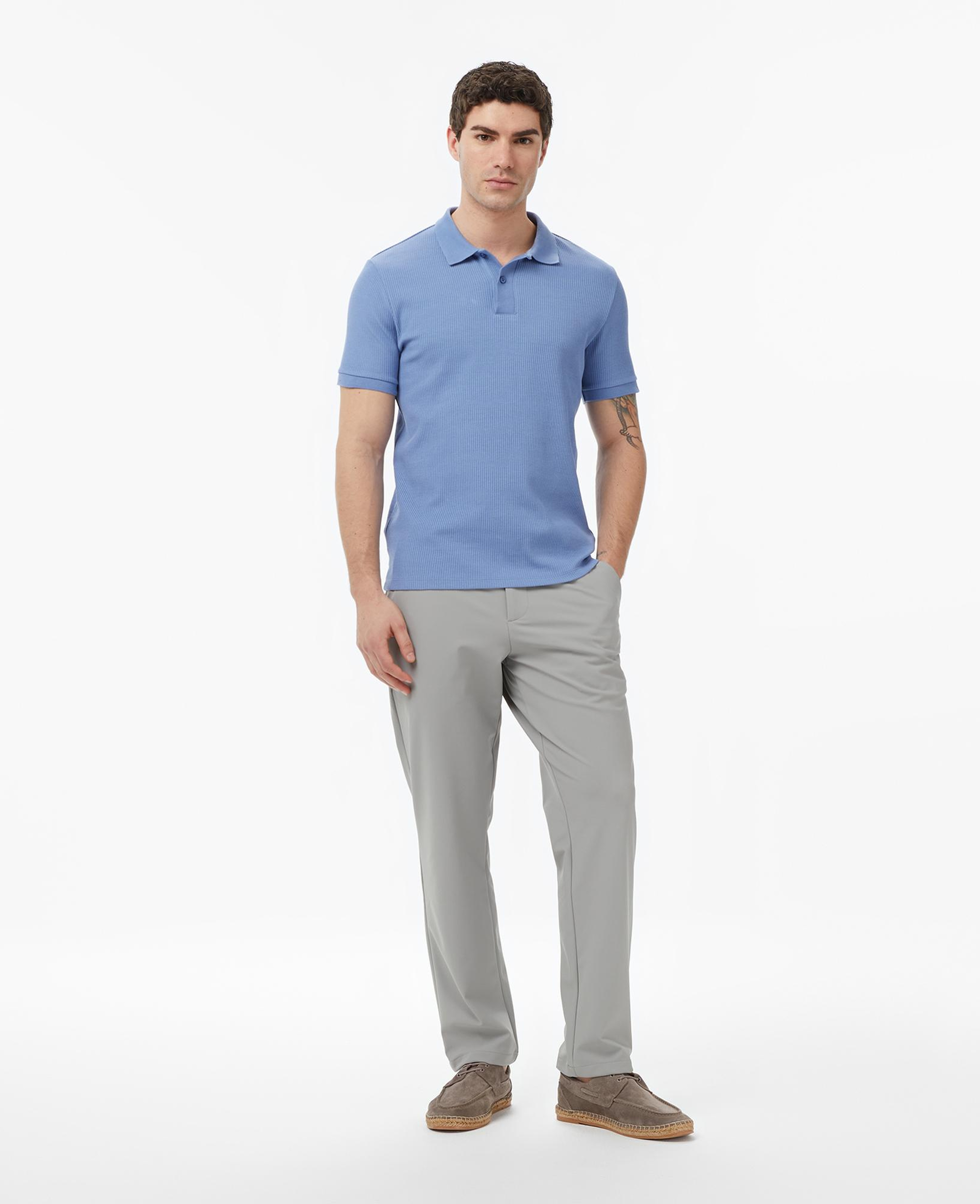Nautica Erkek Mavi Slim Fit Polo Yaka T-Shirt